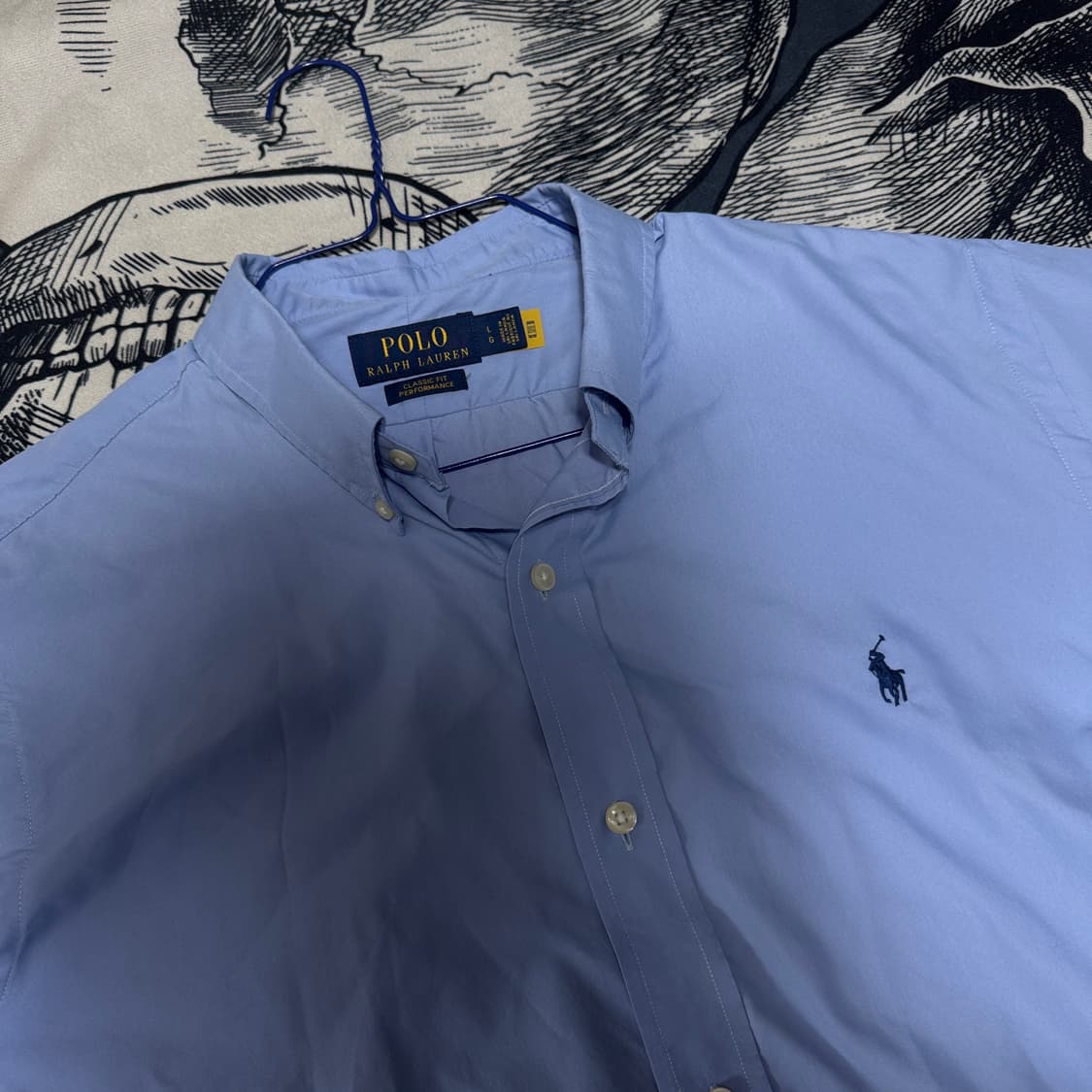 폴로랄프로렌 블루 셔츠 L사이즈 상품이미지2