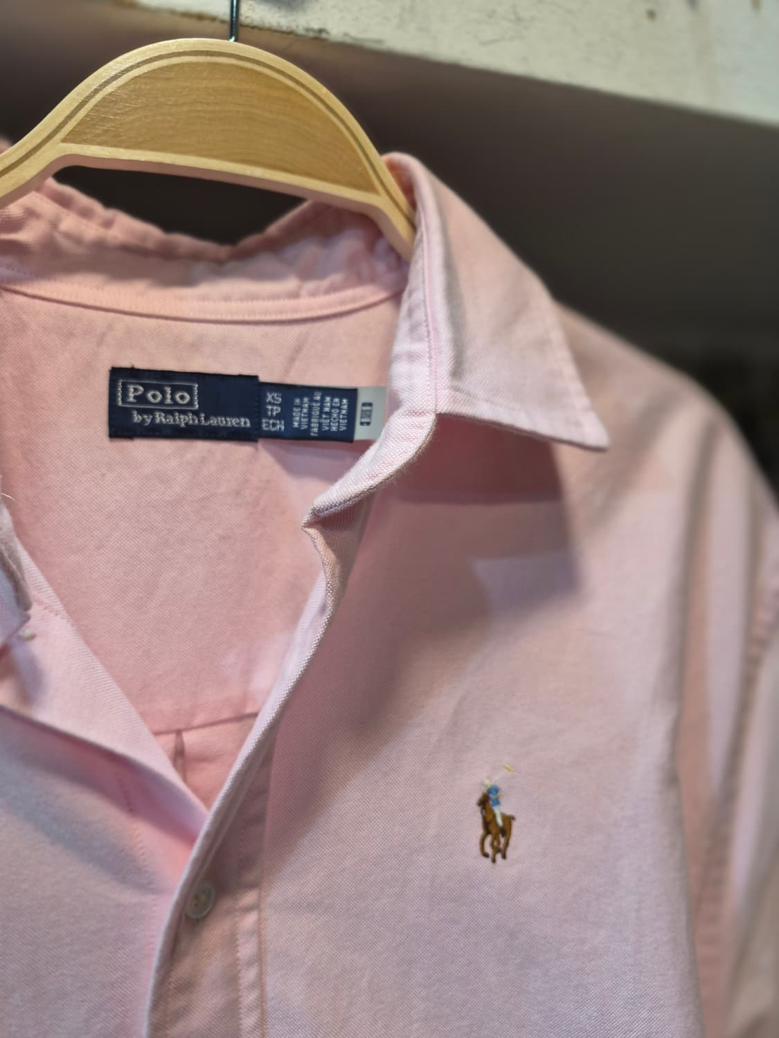 폴로 랄프로렌 핑크 셔츠 원피스 상품이미지3