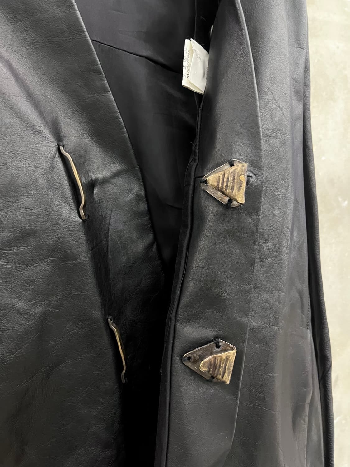 Rick Owens 릭오웬스 블랙 레더 후드 자켓  상품이미지3