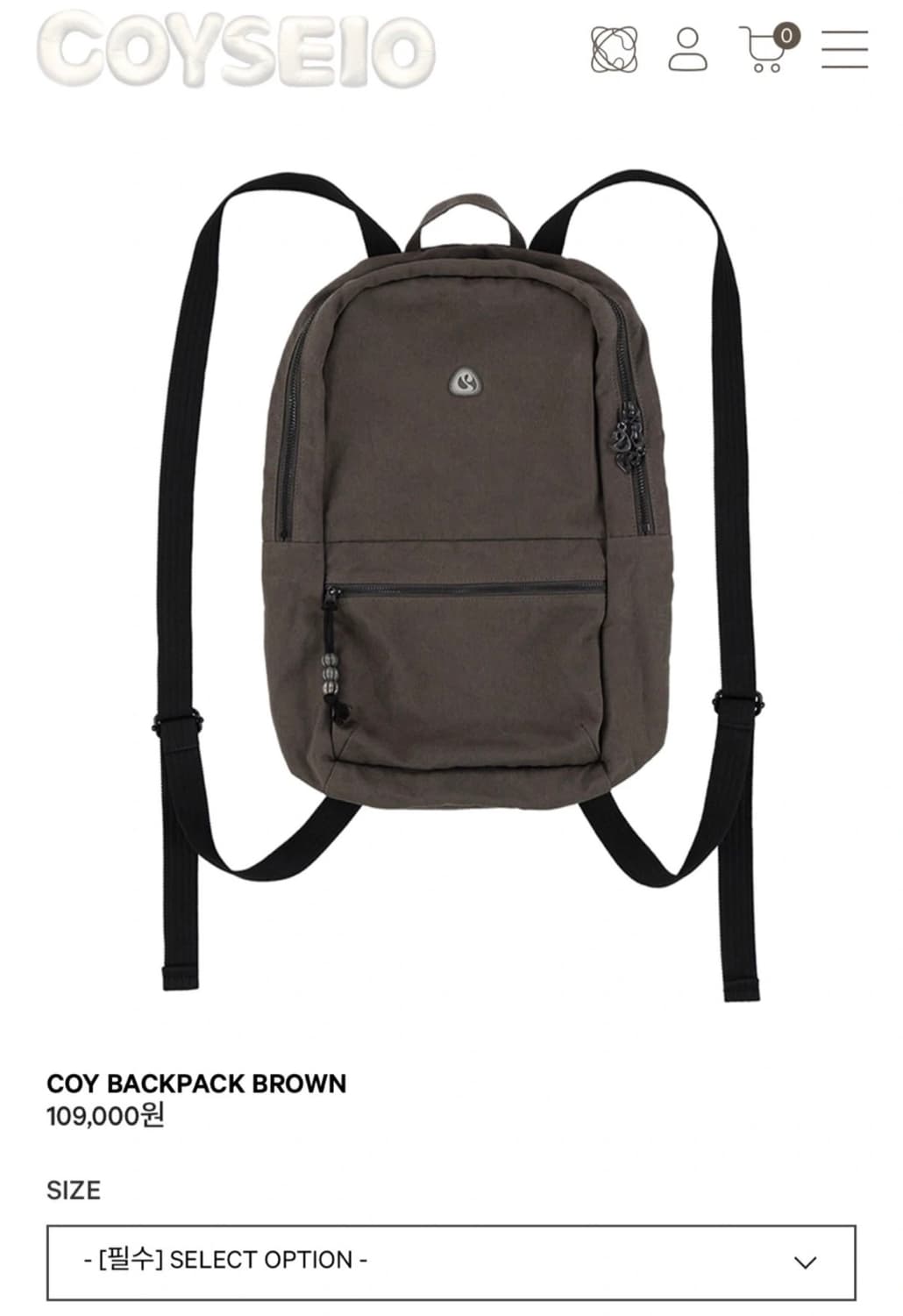 코이세이오 백팩 상품이미지1