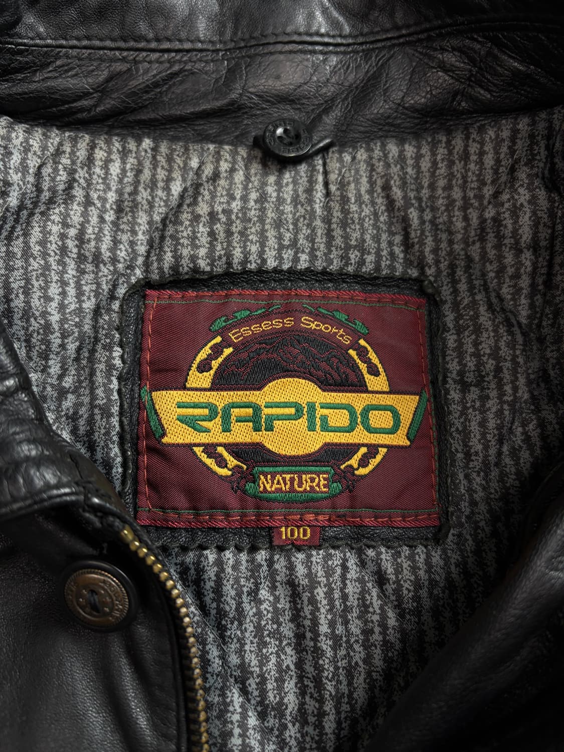RAPIDO 아카이브 램스킨 봄버 레더 자켓 1763 상품이미지4
