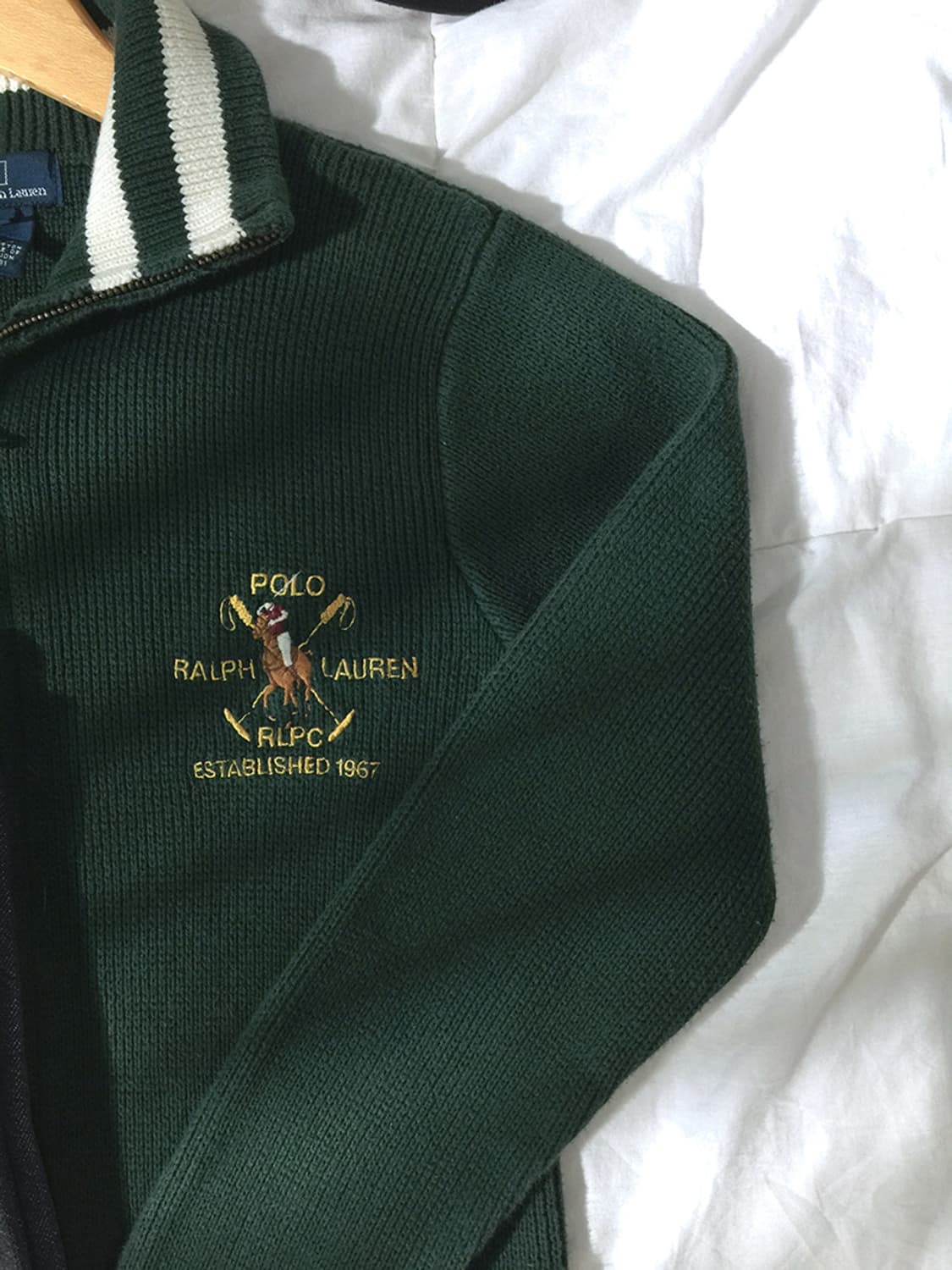 (WOMAN) 폴로랄프로렌 니트집업 M 상품이미지3