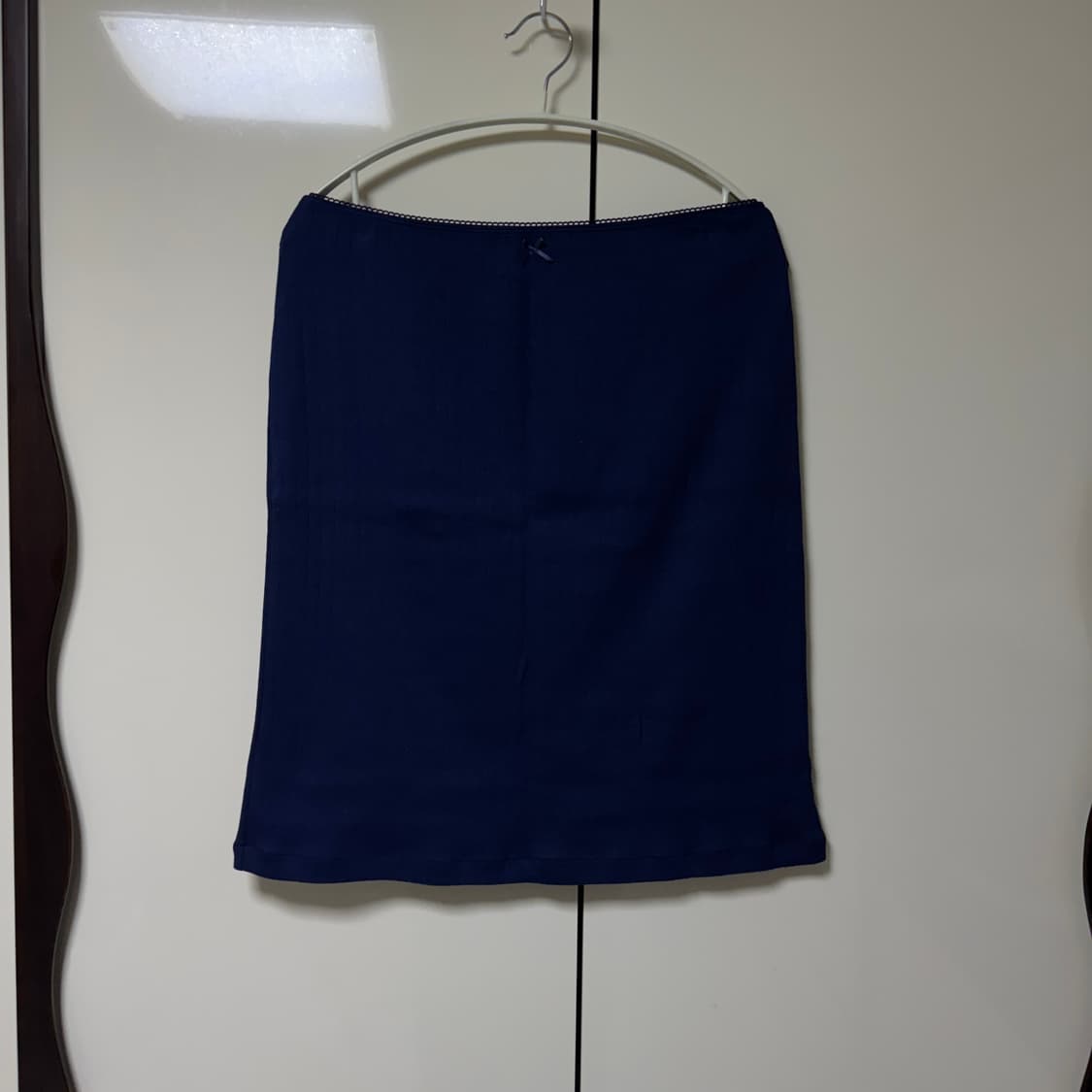 파르티멘토 우먼 레이스 트림 아일렛 셋업 M 네이비 상품이미지6