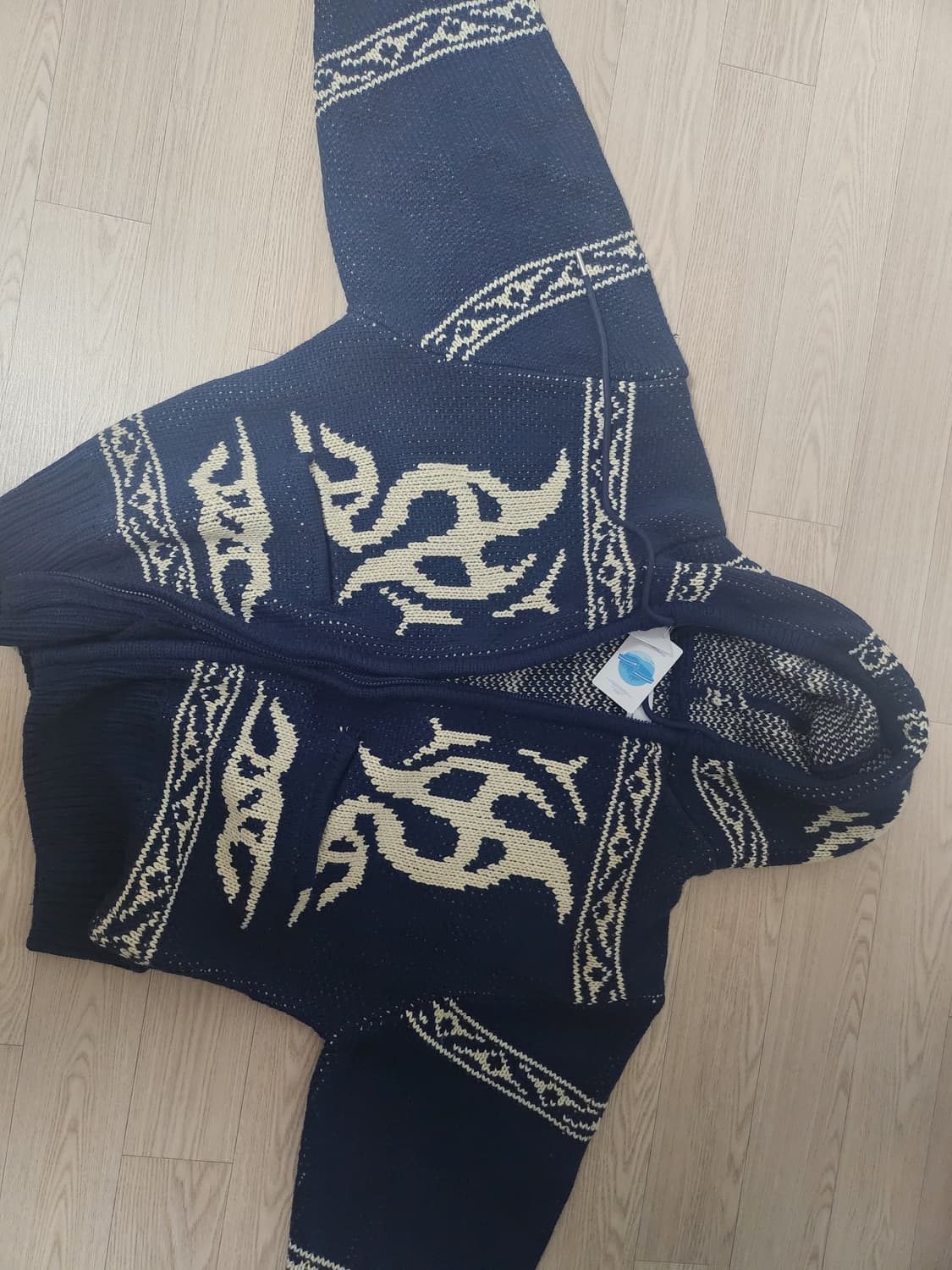 노매뉴얼 코위찬 후드집업 네이비 상품이미지2