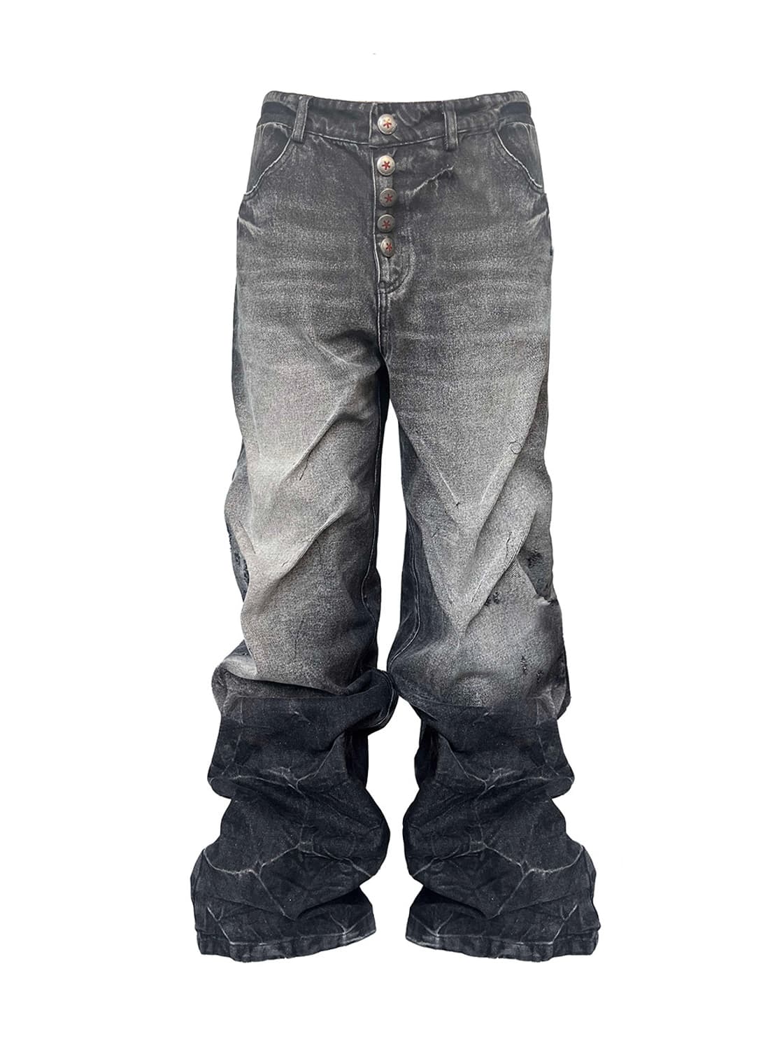 [no E mosen] Dragon Spine Heavy Wash Jea 상품이미지2