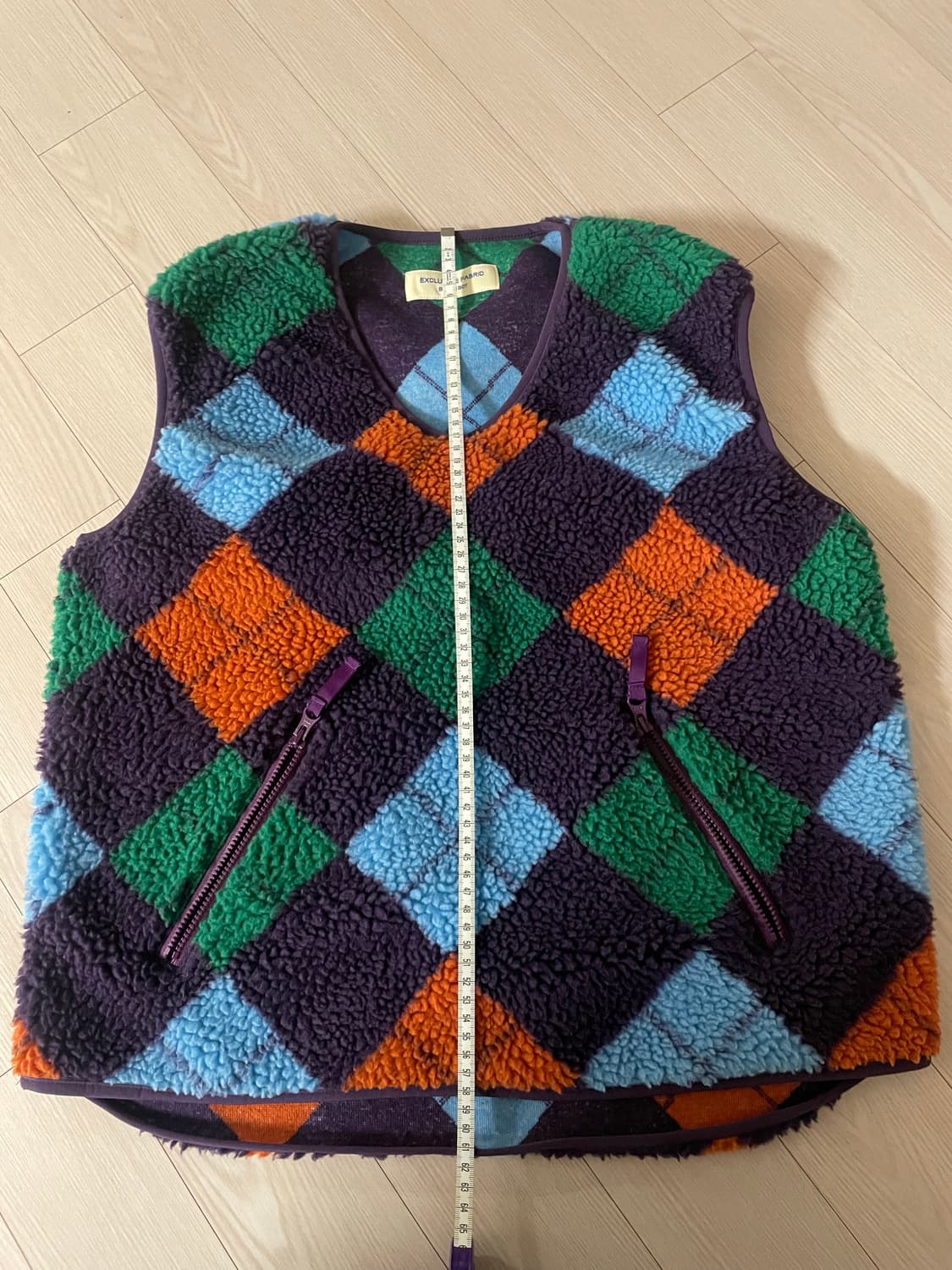 Beams Boy 자카드 보아 풀오버 베스트 상품이미지6