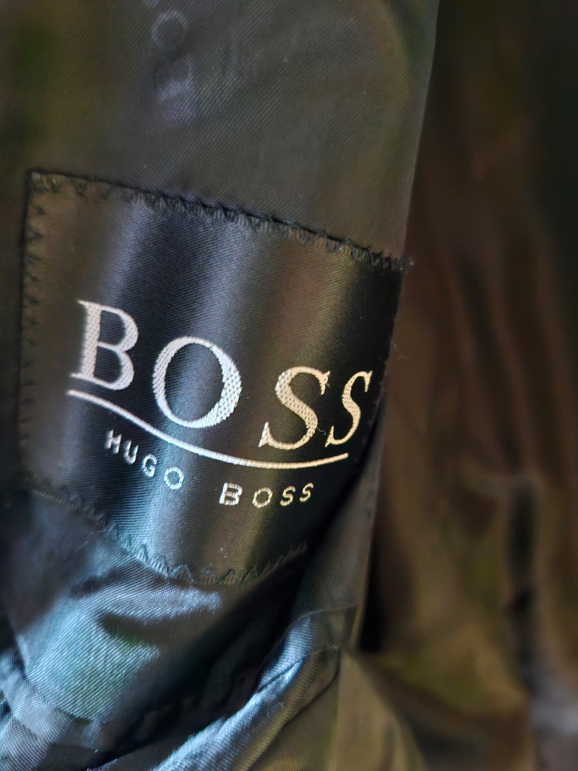 휴고보스 스트라이프 정장 상의 블랙 (105정도) 상품이미지5