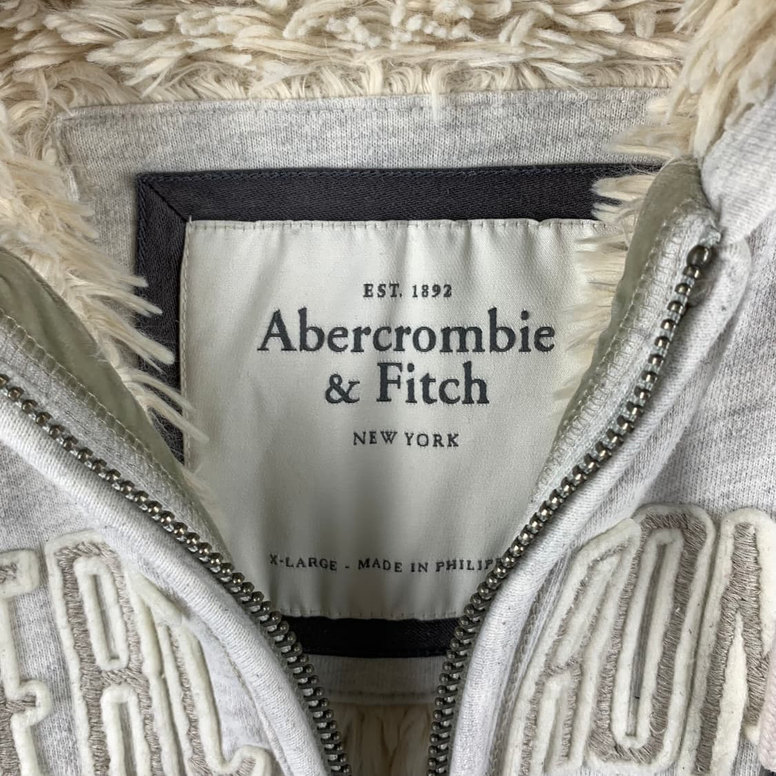 아베크롬비 y2k 와투케 울프조 백메란지 후드집업 상품이미지6