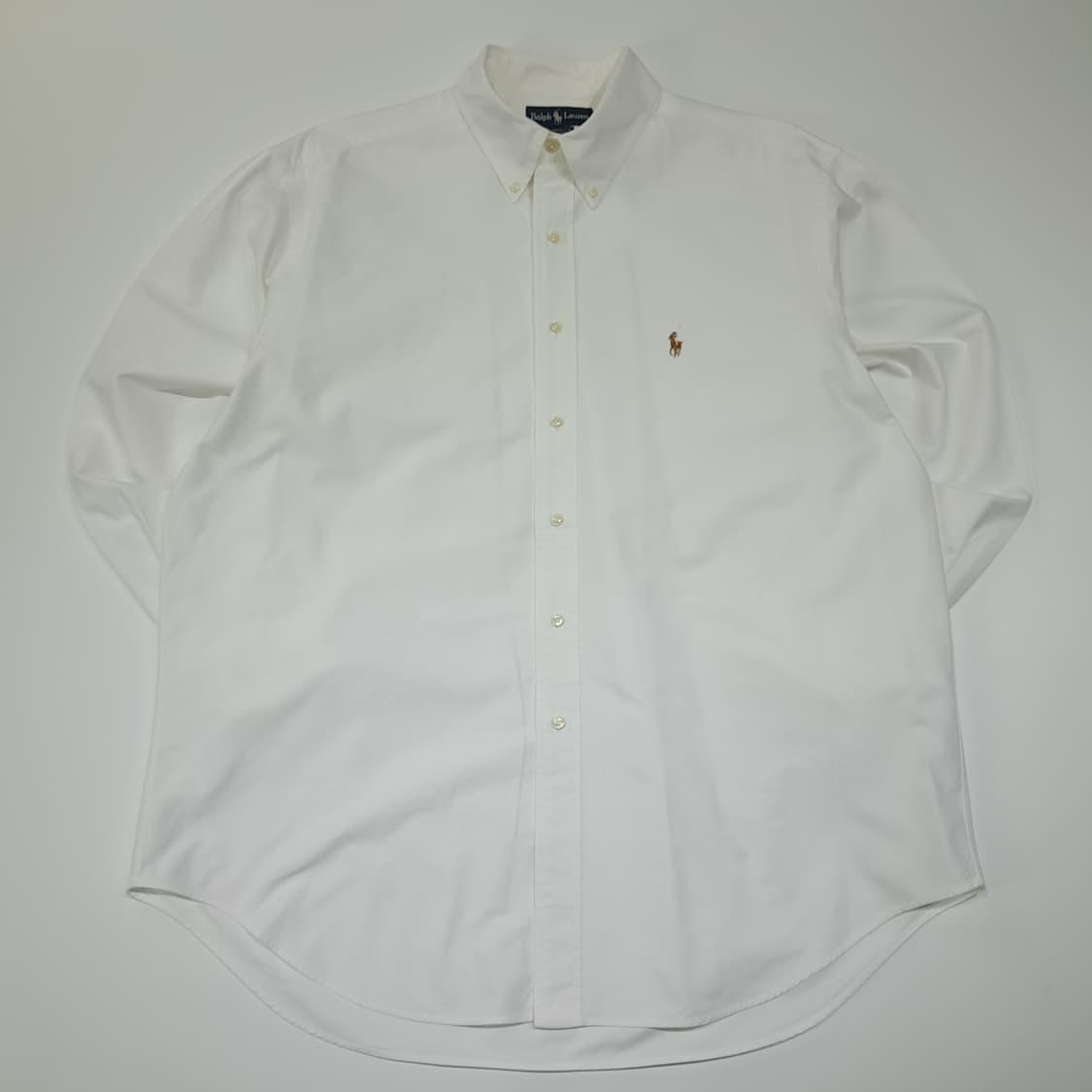 CL780 2XL 폴로 90s 코튼 핀포인트 화이트 셔츠 남방 상품이미지1
