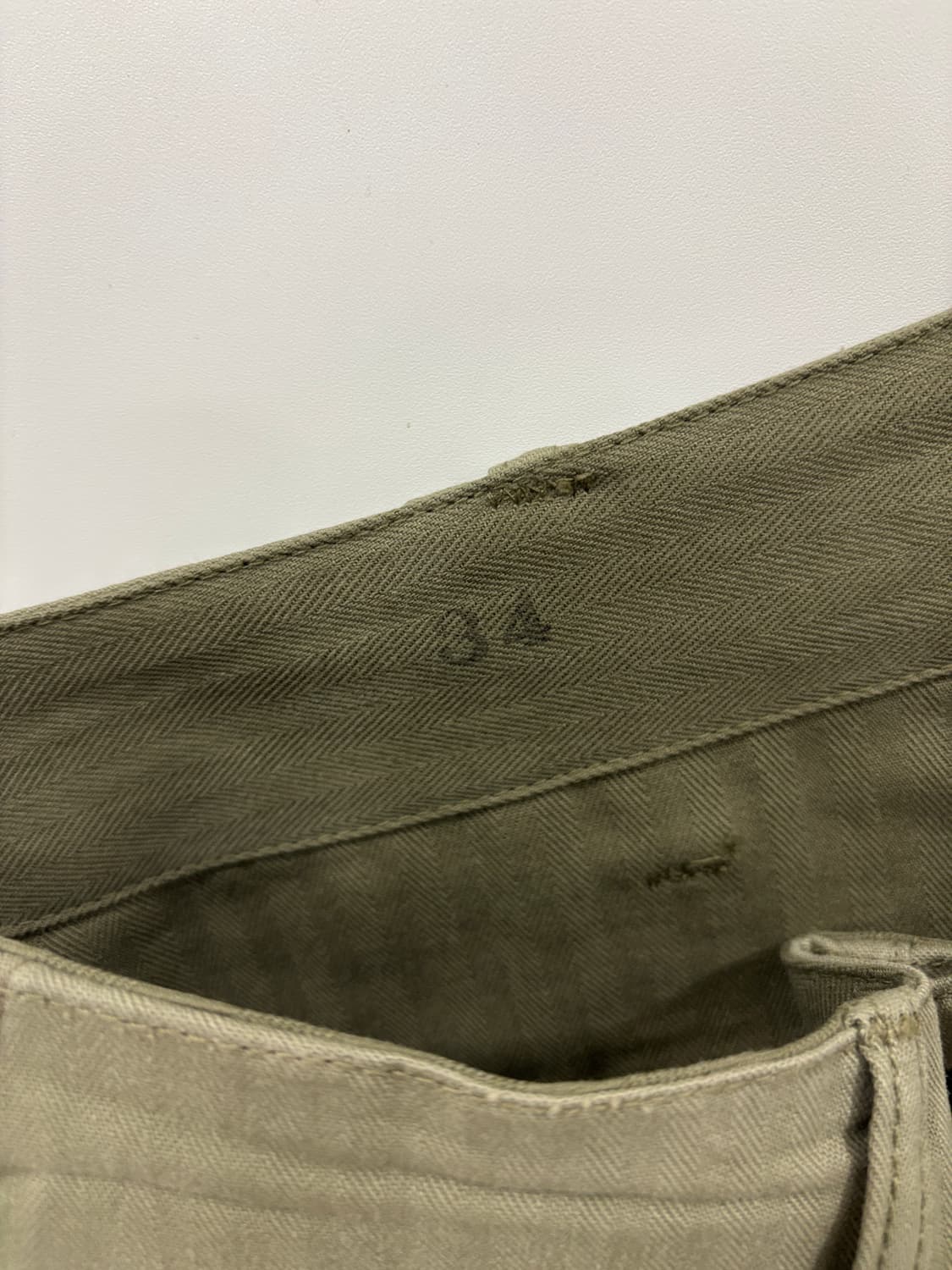 [34] 브론슨 1942 US 아미 M41 HBT 퍼티그 트라우저 올리브 상품이미지7