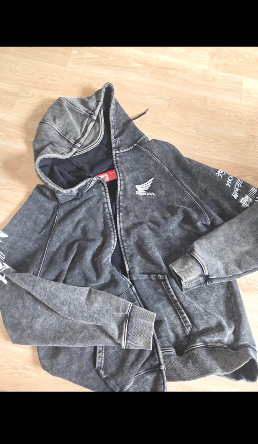 혼다 레이싱 후드집업m 급처해요! 상품이미지3