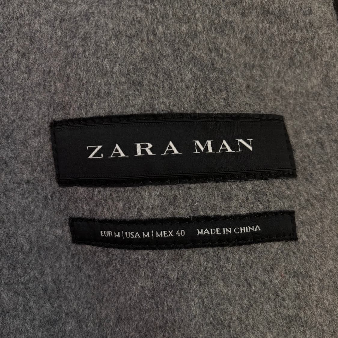 자라 ZARA 그레이 M 코트 가벼운 착용감 가성비 실루엣 상품이미지3