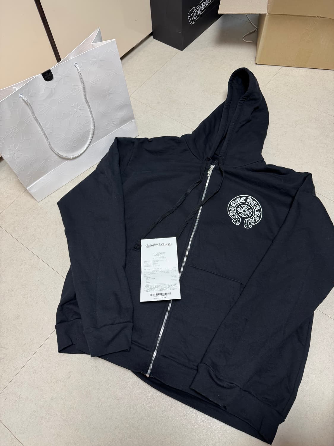 크롬하츠 라스베가스 한정 후드집업 XL 상품이미지2