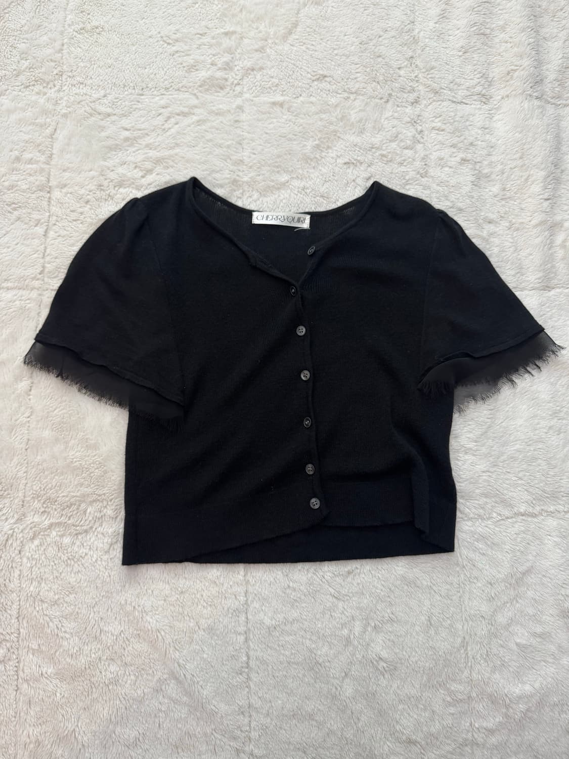 체리퀴리 단추 가디건 상품이미지2