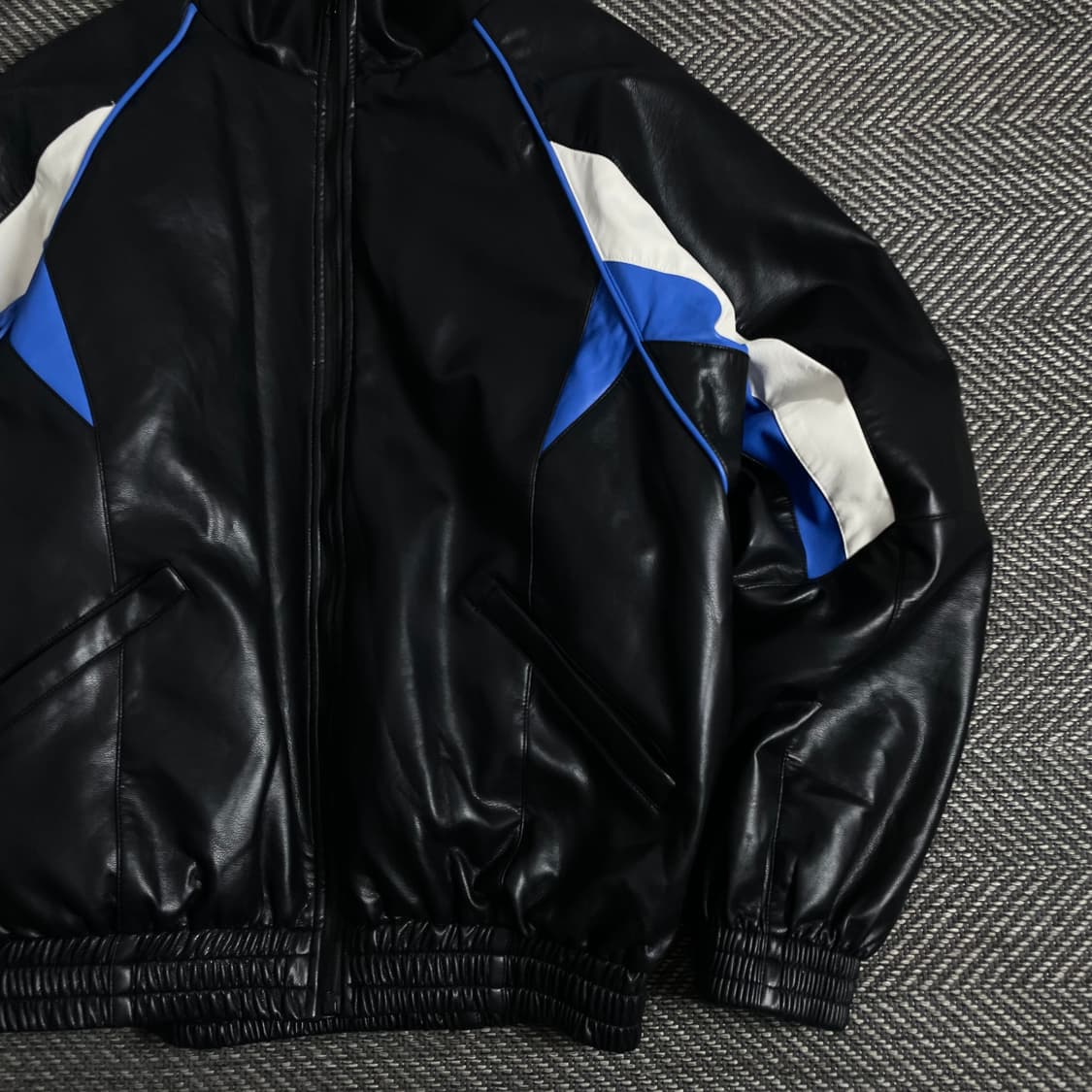 아우어룸 비건레더 바이커 봄버 자켓y 3399 상품이미지3