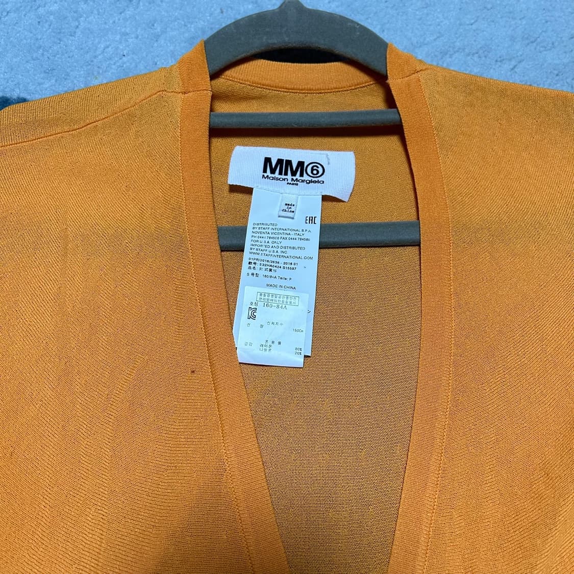 정품 S) MM6 마르지엘라 케이프 숄 블라우스 상품이미지3