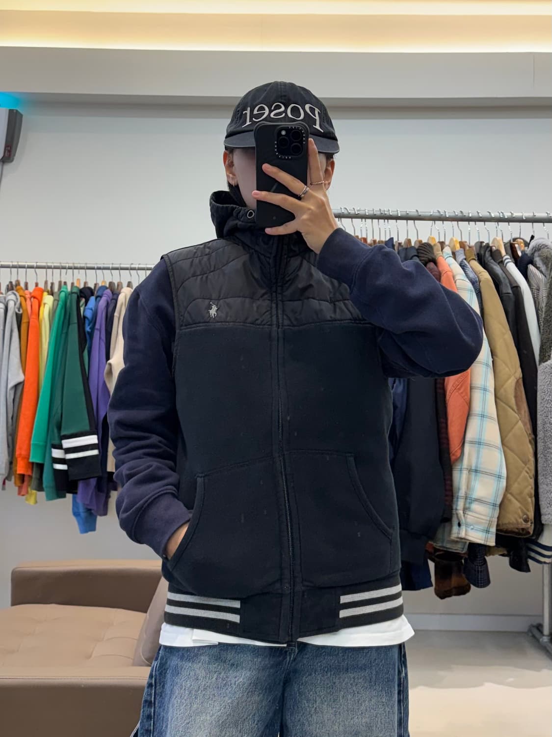 폴로 랄프로렌 코튼 후드 패딩 베스트 상품이미지5