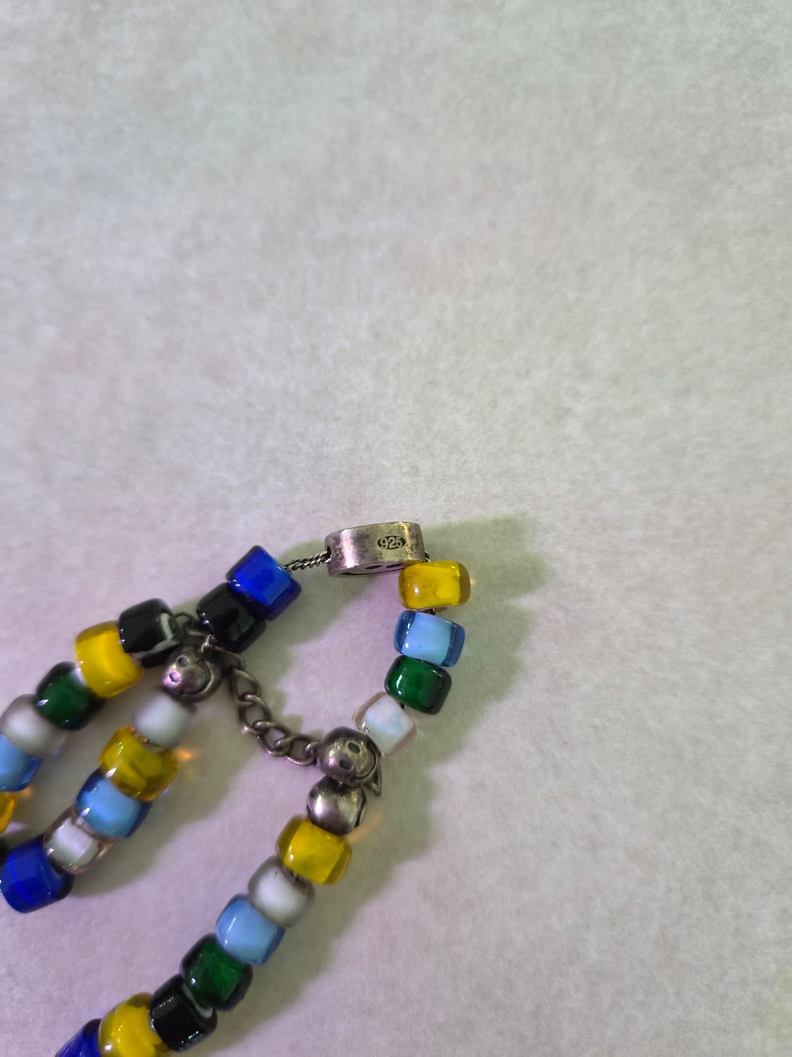 투델로 실버 비즈 팔찌 상품이미지3