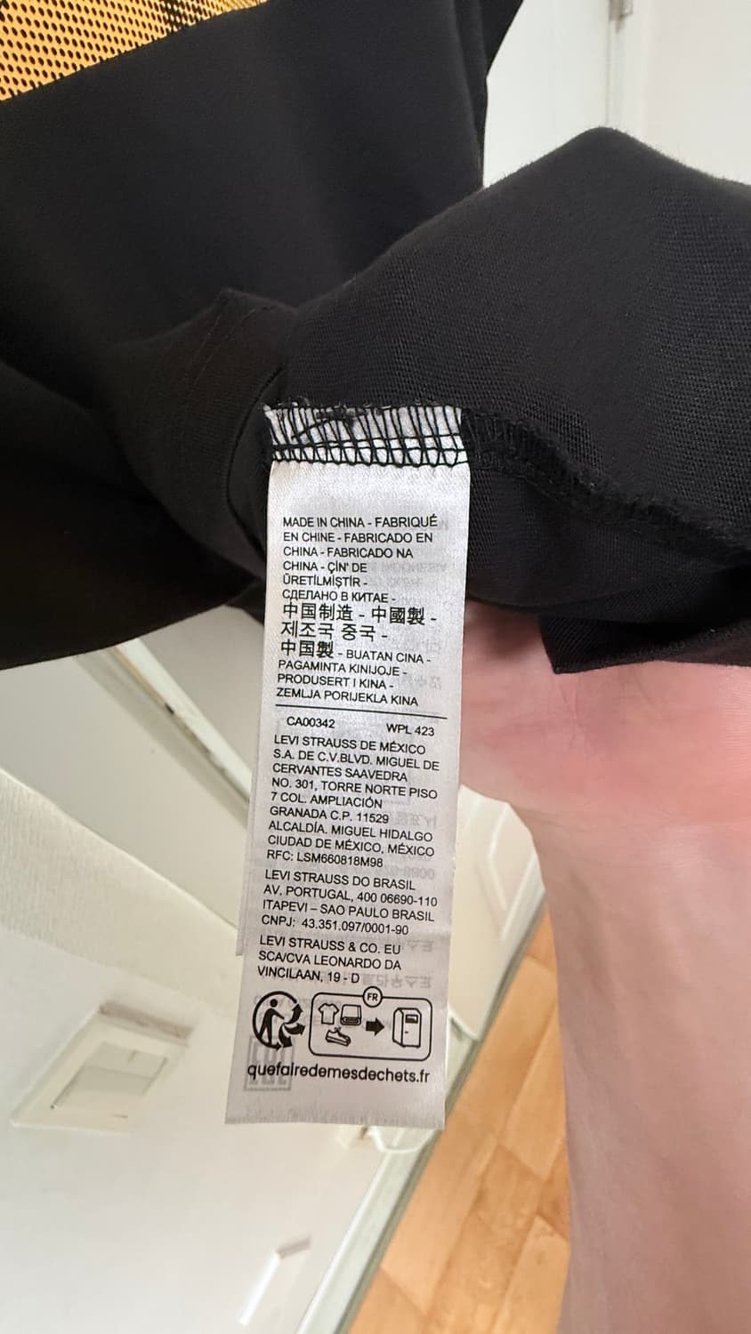 리바이스 x 언더커버 티셔츠(블랙) 상품이미지5