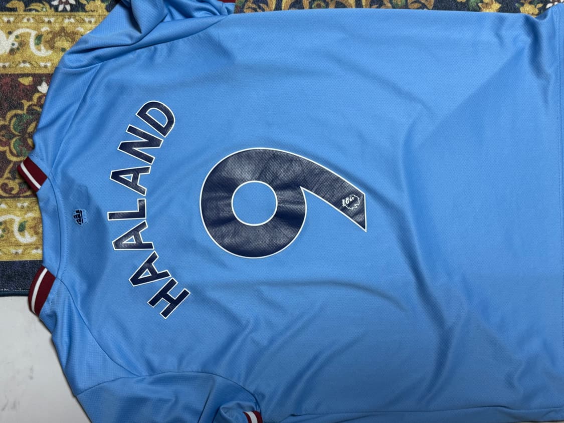 맨시티 22-23 홀란 유니폼 xl 상품이미지2