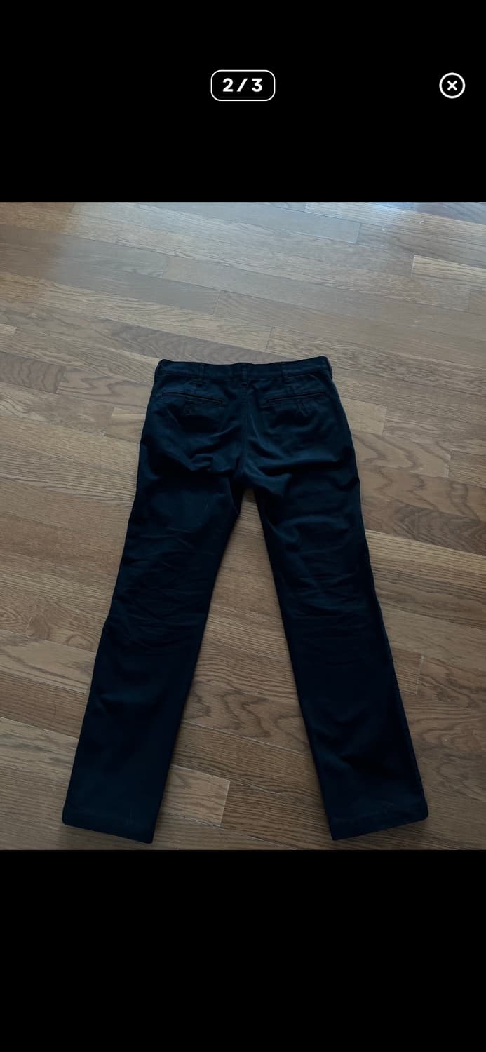 꼼데가르송 옴므 블랙 치노팬츠 ss 상품이미지2