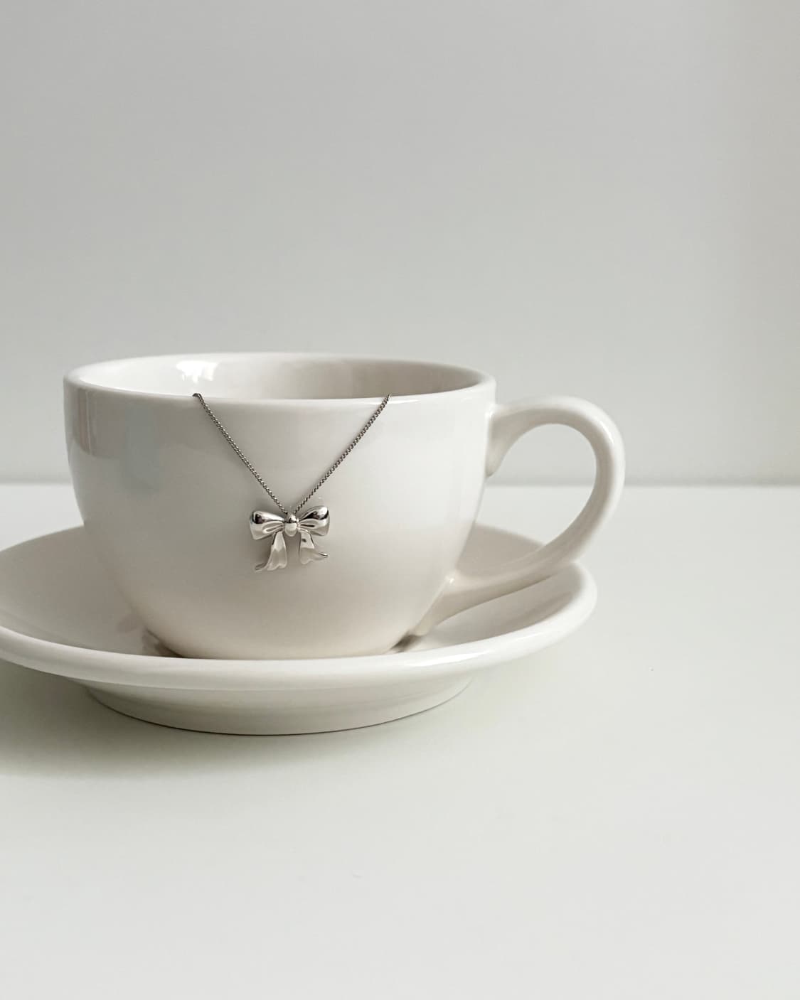 티파니앤코 리본 실버 목걸이(SV925) 상품이미지8