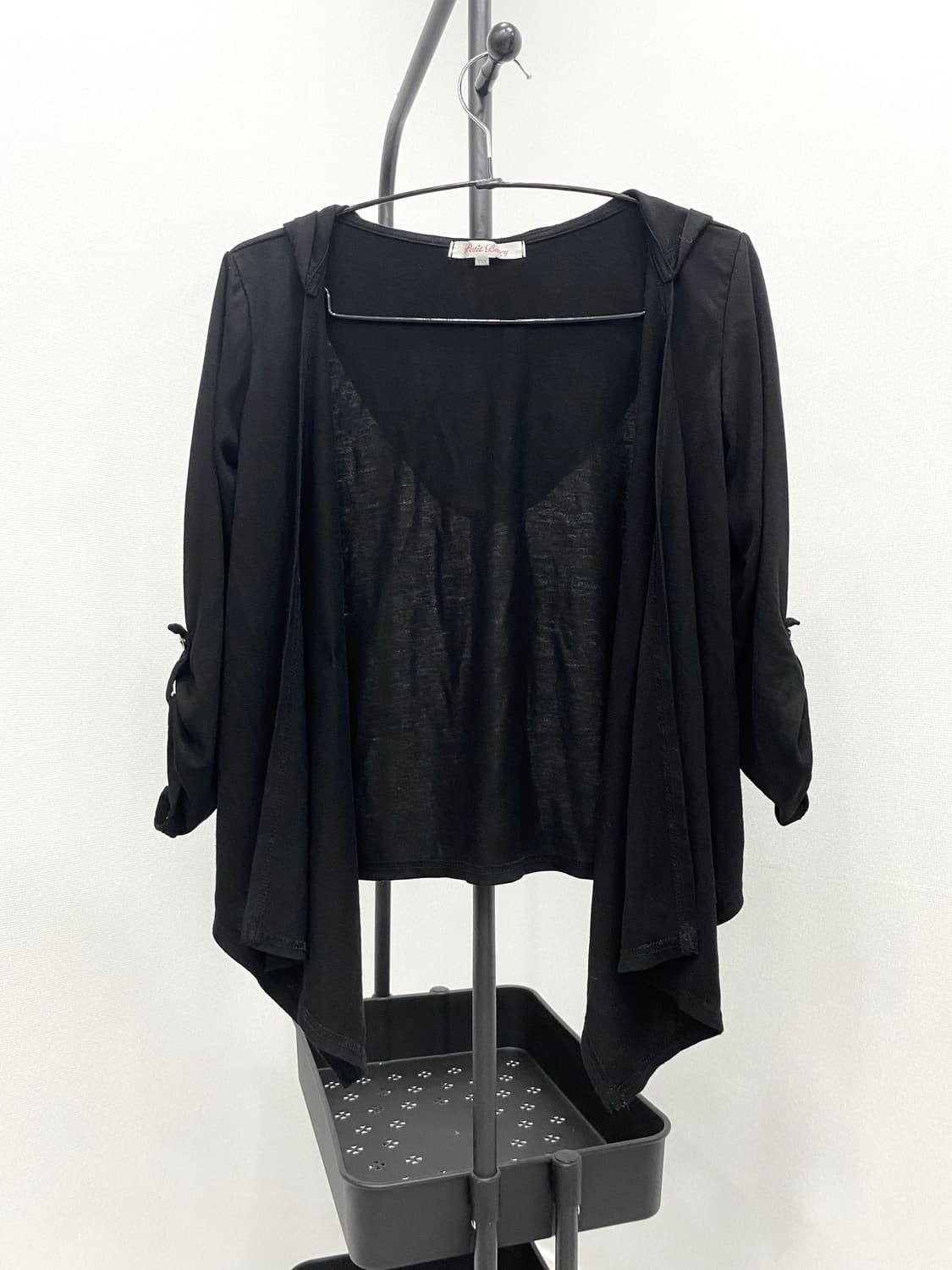 Hood Shawl Open Cardigan  상품이미지1