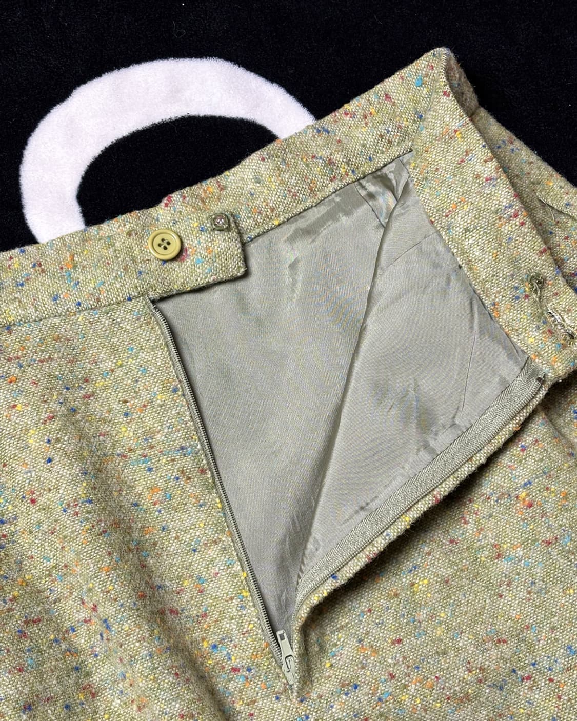 알본빈티지 L'est rose 미디 스커트 상품이미지6