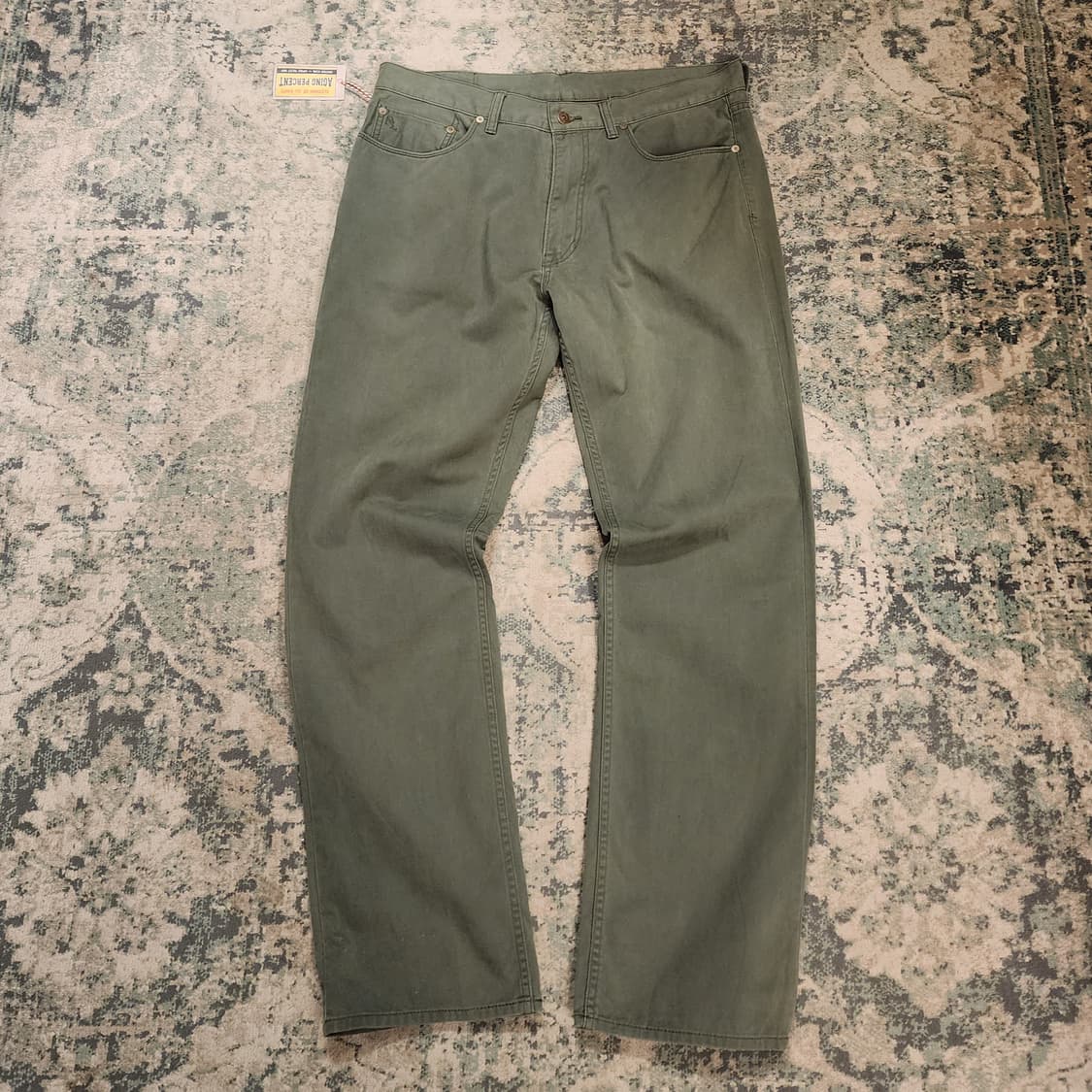 폴로 올리브그린 팬츠 상품이미지1