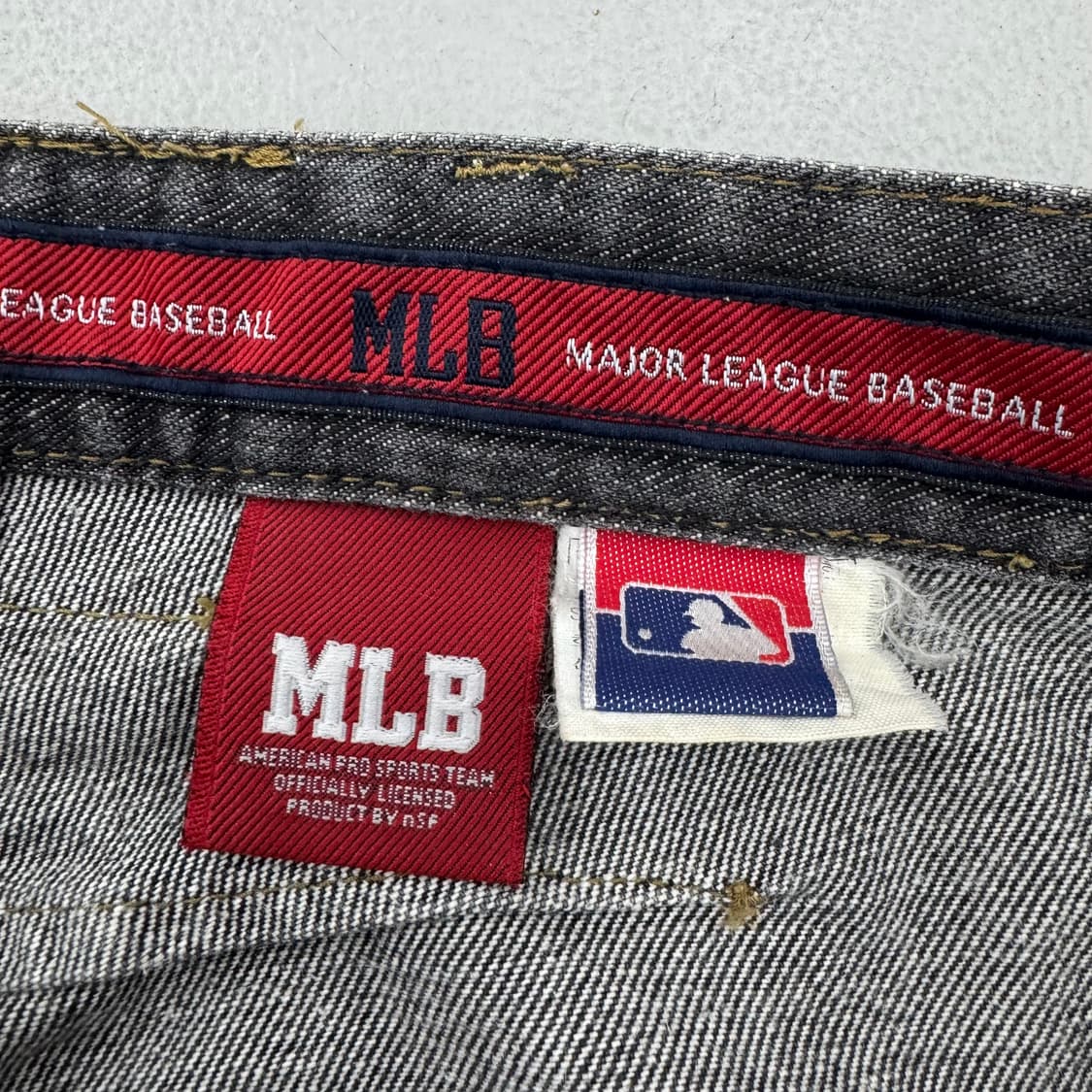 MLB 00s 카펜터 올드스쿨 힙합 데님팬츠 상품이미지9