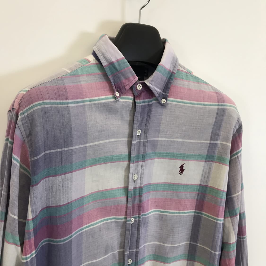 폴로 랄프로렌 핸드우븐 마드라스 체크셔츠 [M] 상품이미지2