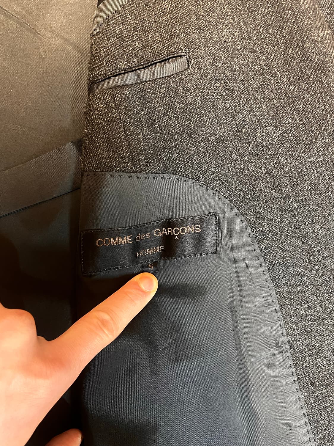 80‘s 꼼데가르송 옴므 빈티지 블레이저 상품이미지4