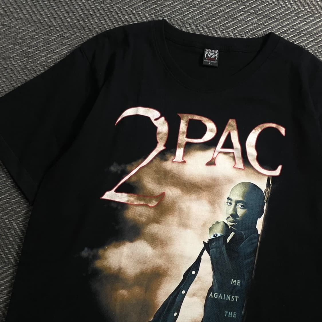 빈티지 투팍 힙합 프린팅 티셔츠o 4454 상품이미지3