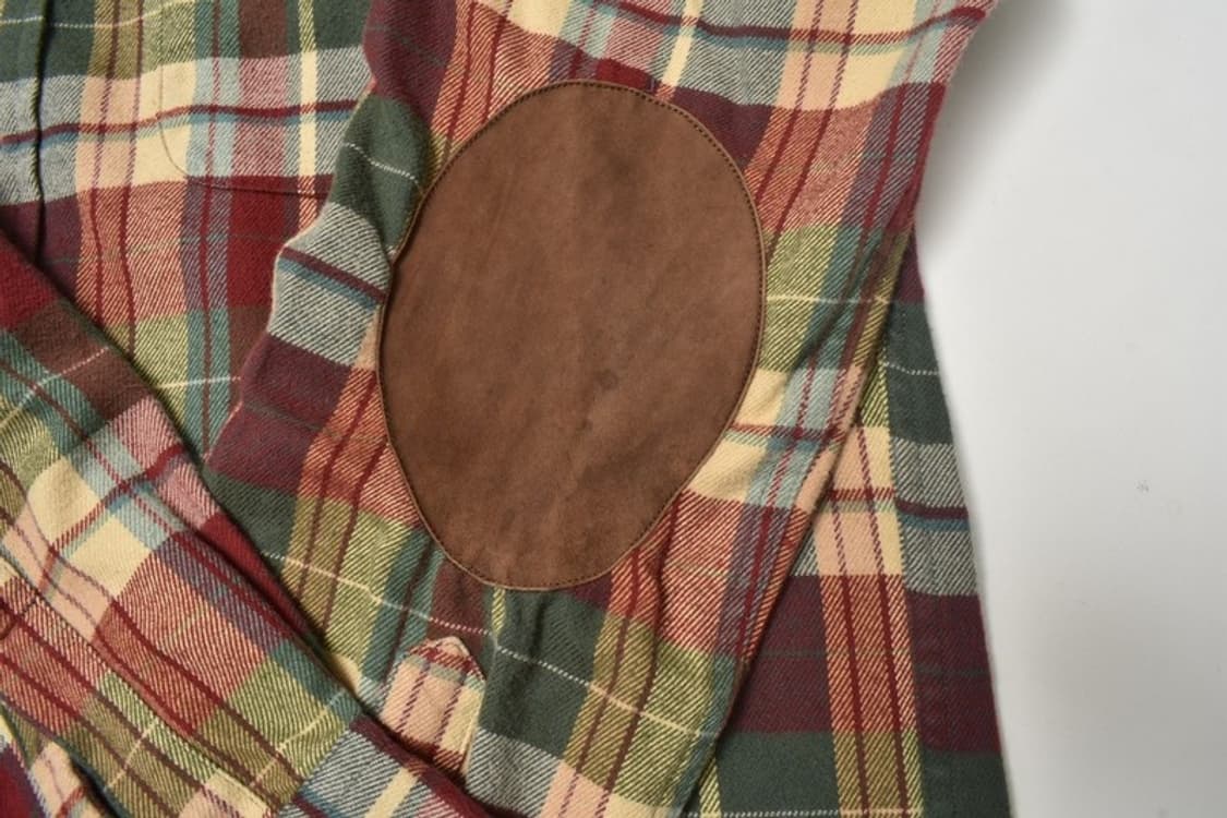 폴로 랄프로렌 암패치 체크 셔츠 남방 L N1252 상품이미지8