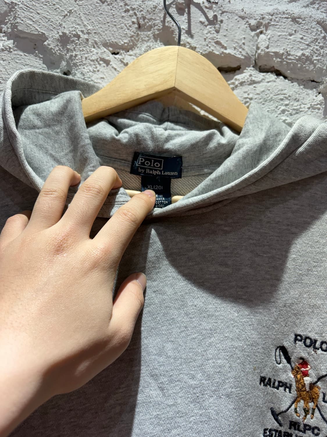 폴로 빈티지 커스텀 후디 상품이미지4