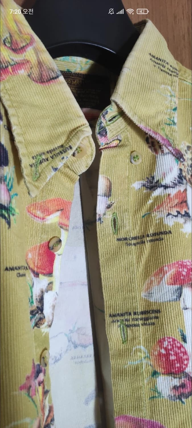 90s~ 머쉬룸 독버섯 셔츠 상품이미지3