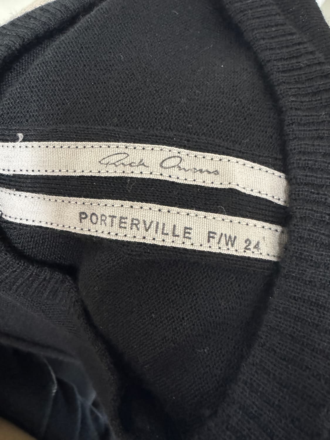 Rick owens porterville FW24 니트 상품이미지4