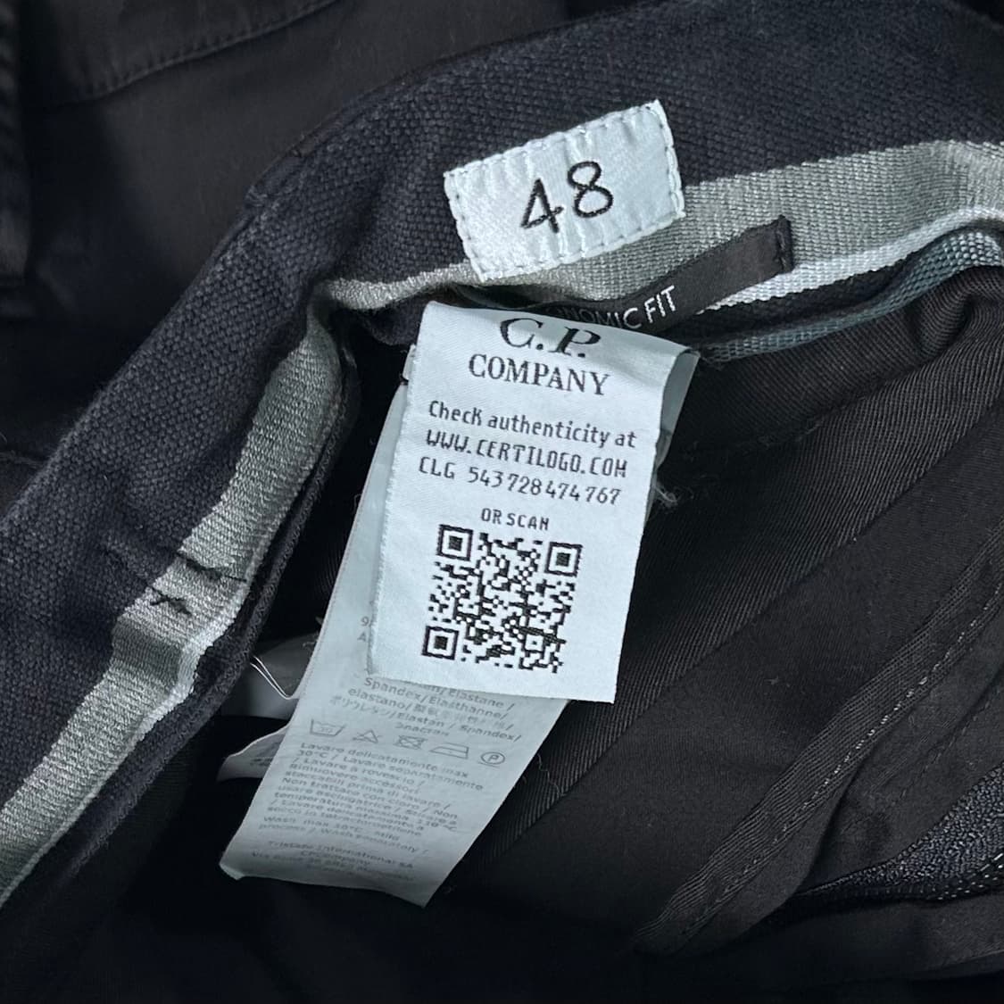 CP컴퍼니 렌즈 블랙 카고 팬츠 상품이미지8