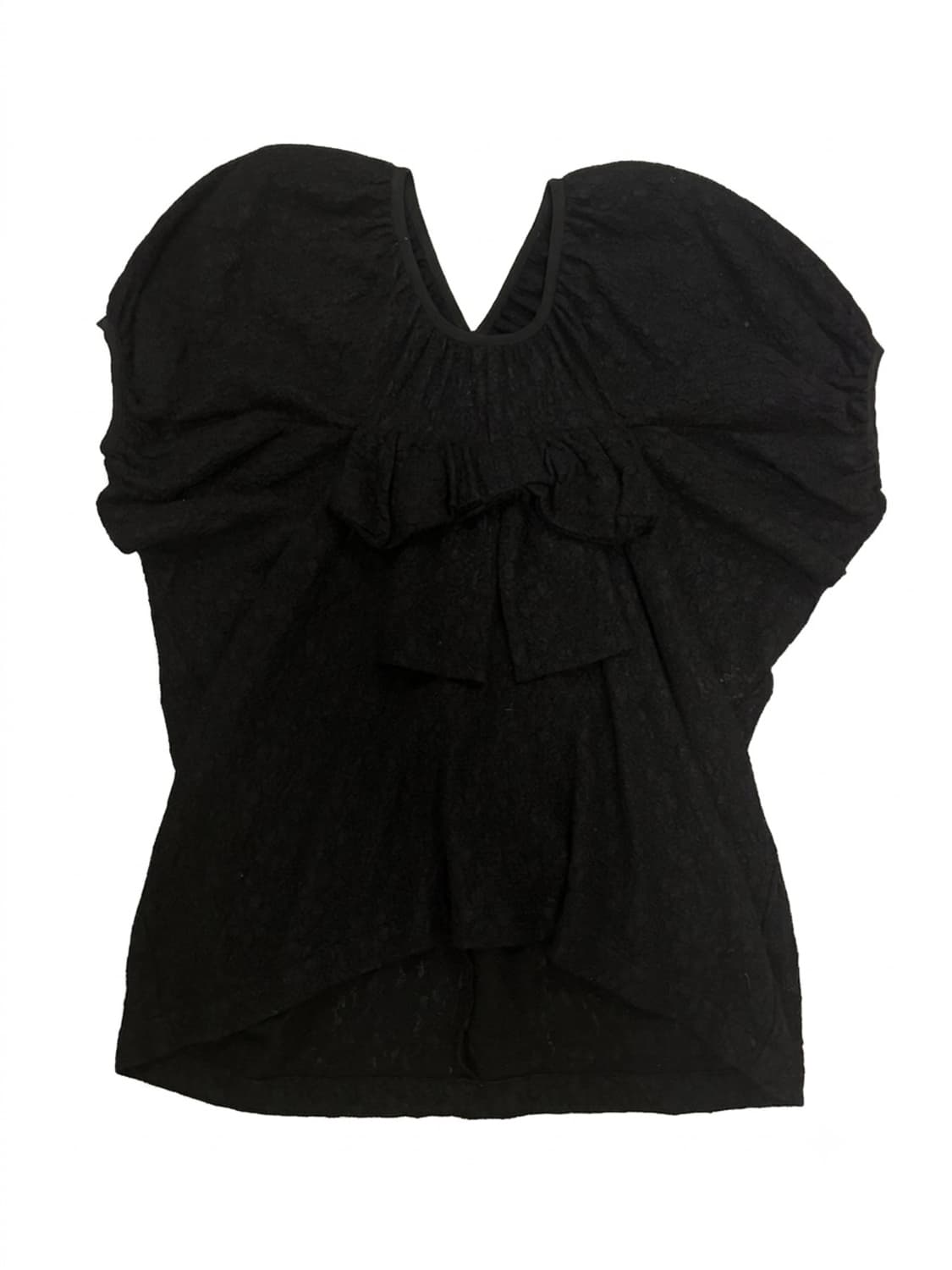 comme des garcons tao 리본 반팔 블라우스 상품이미지1