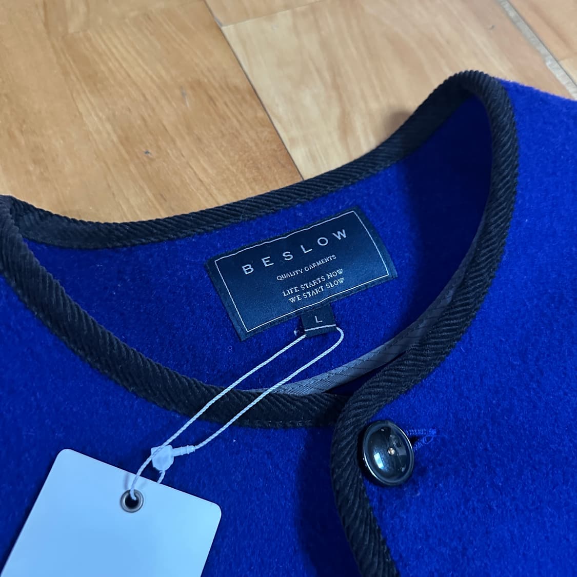 비슬로우 카라리스 가디건 로얄 블루 상품이미지2