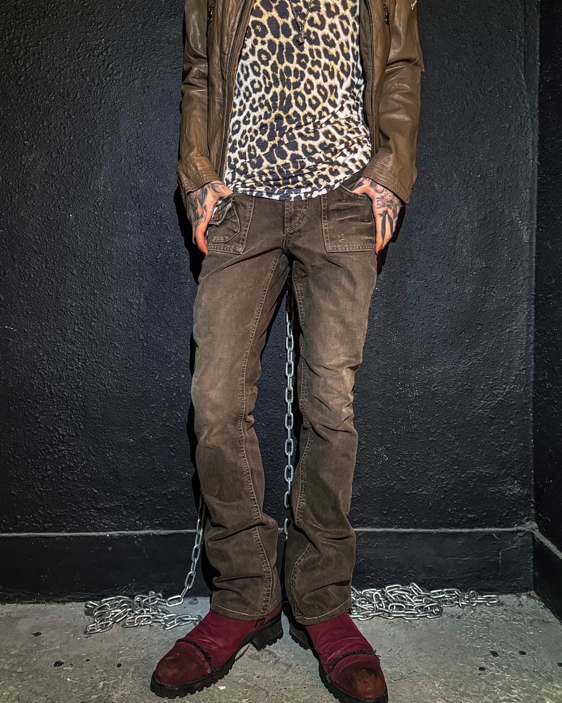 SOMETHING – Sammy boot-cut Vintage Washe 상품이미지1