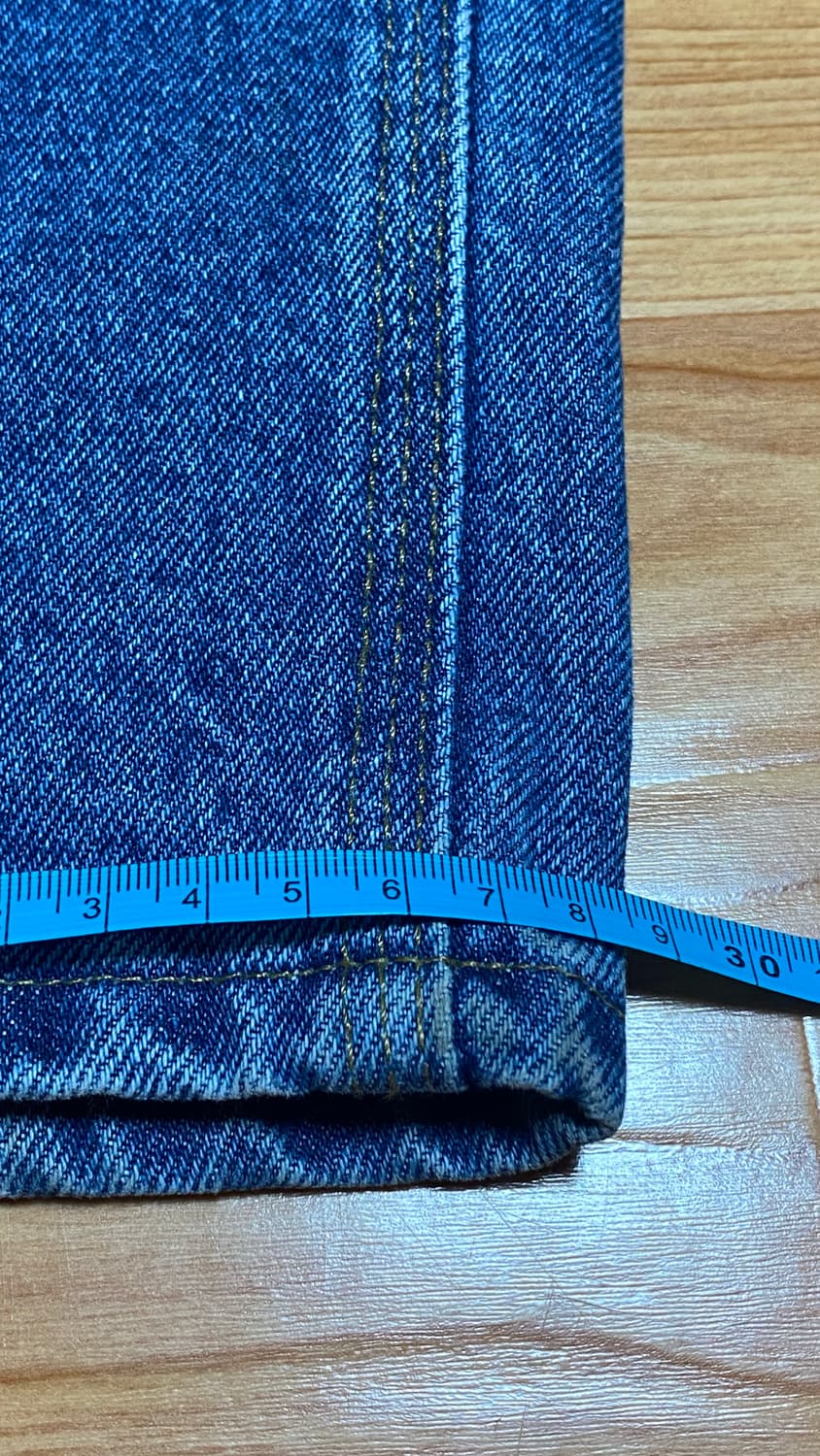 칼하트 B73 DST 더블니 카펜터 데님 팬츠 48x32 상품이미지8