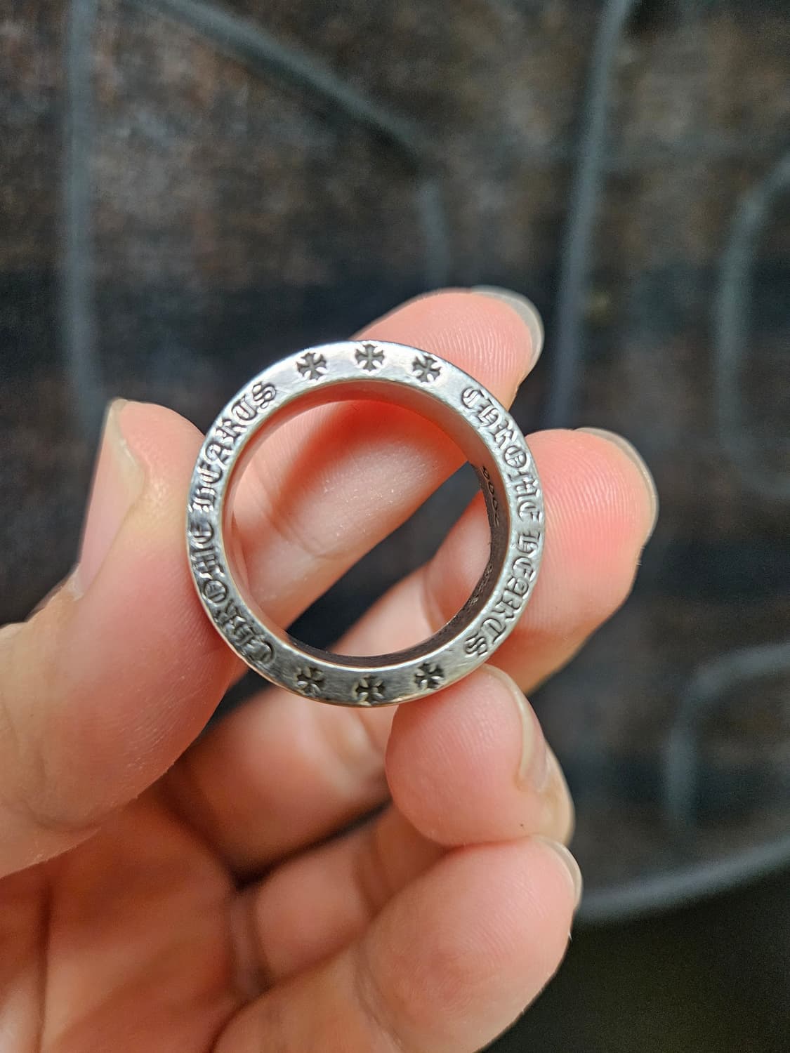 크롬하츠 미니플러스링 us11사이즈 상품이미지3