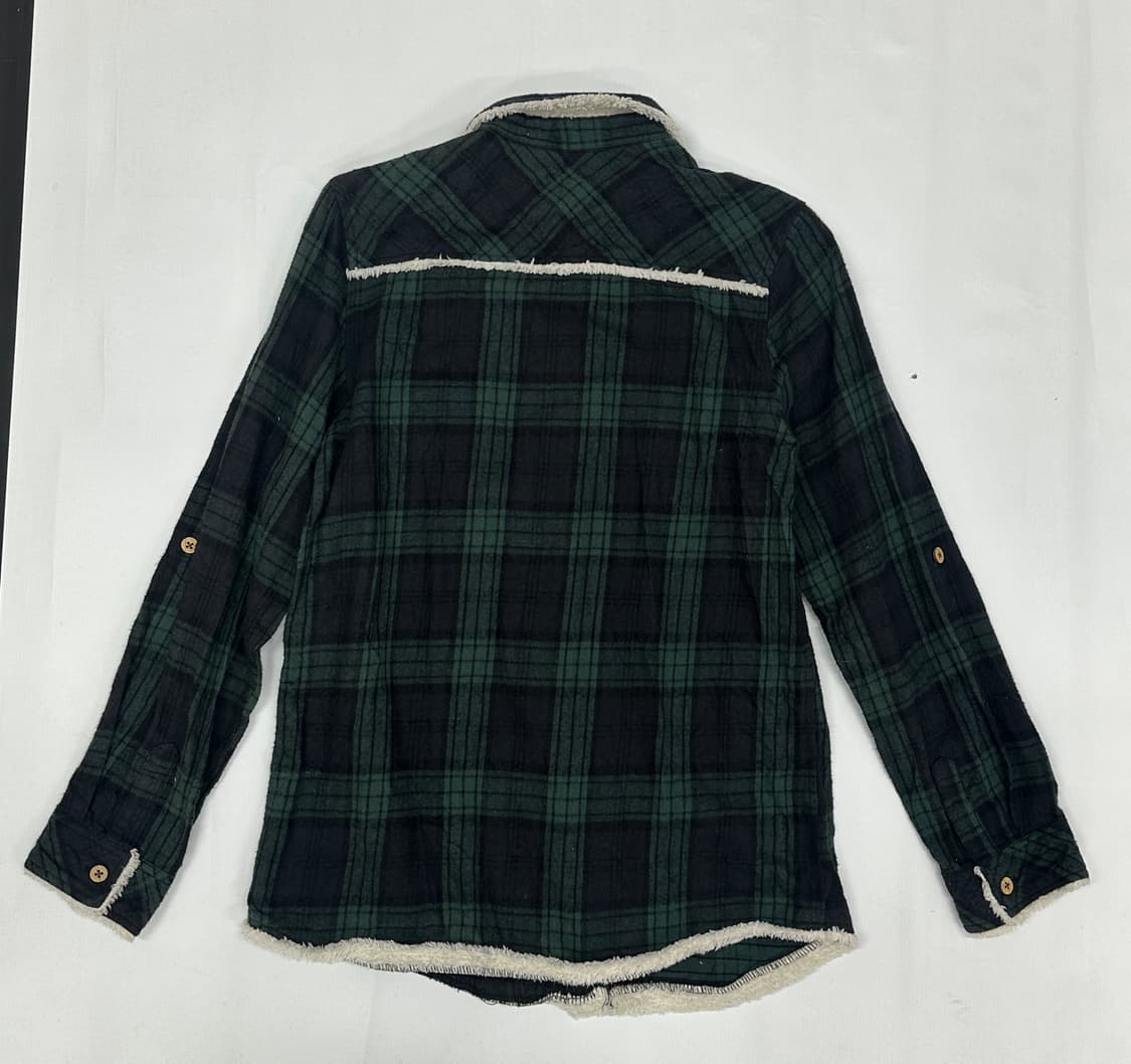 🧵러블리 깅엄 체크 그런지 셔츠🧵재팬 빈티지 핀터 이너 하구미 상품이미지3