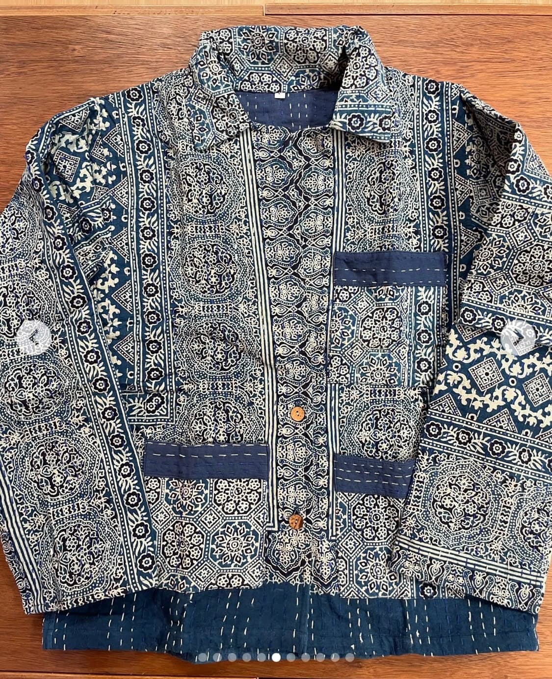 handmand india kantha jacket 칸타 스티치 반다나  상품이미지4