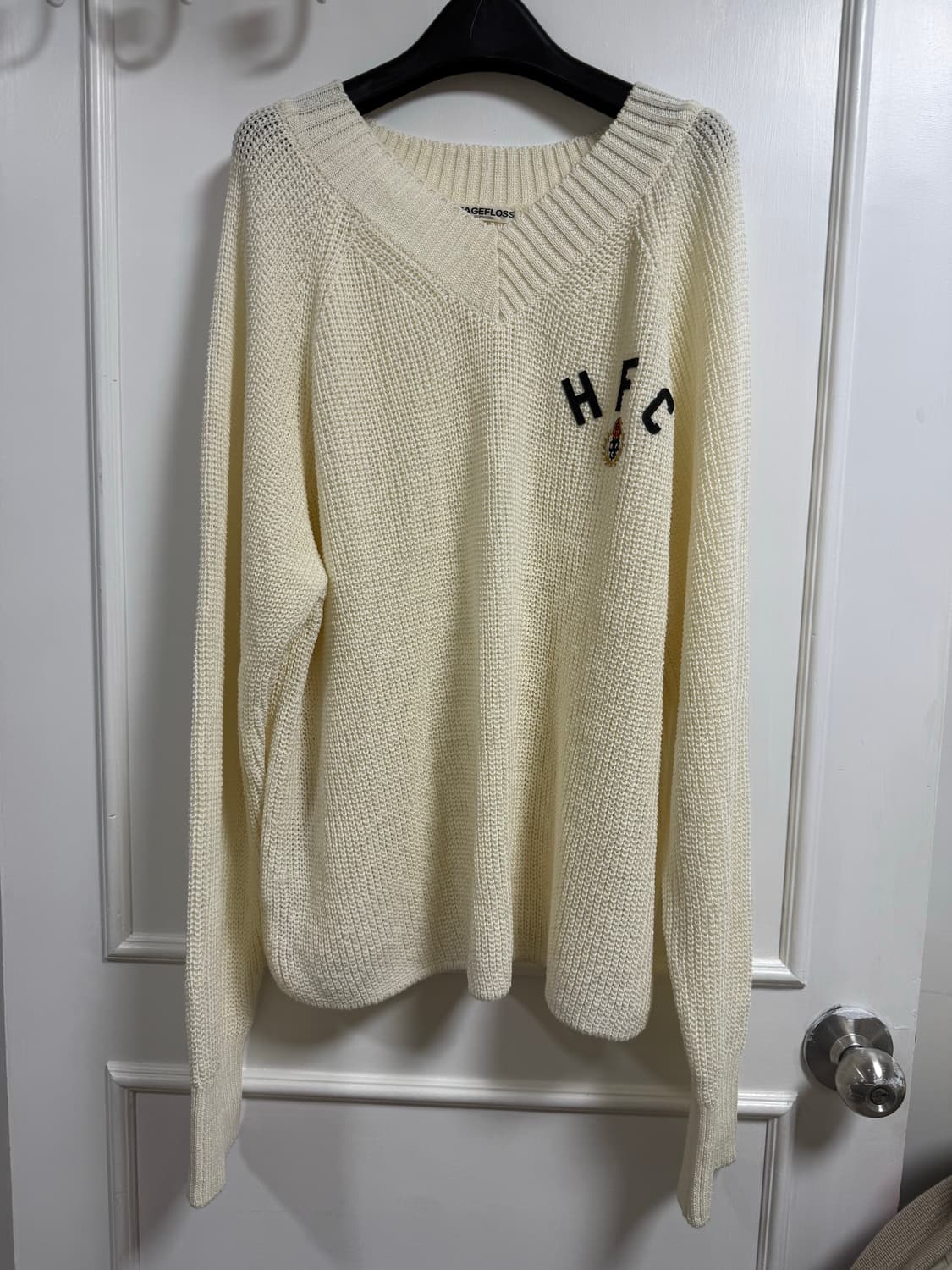 헤리티지플로스(Heritage Floss)의 HFC 펠트 리넨 브이넥 스 상품이미지1