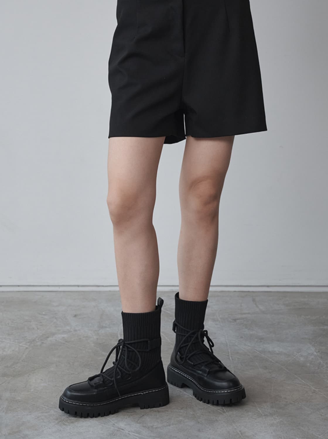 솔트앤초콜릿 레이스업 워커 상품이미지2