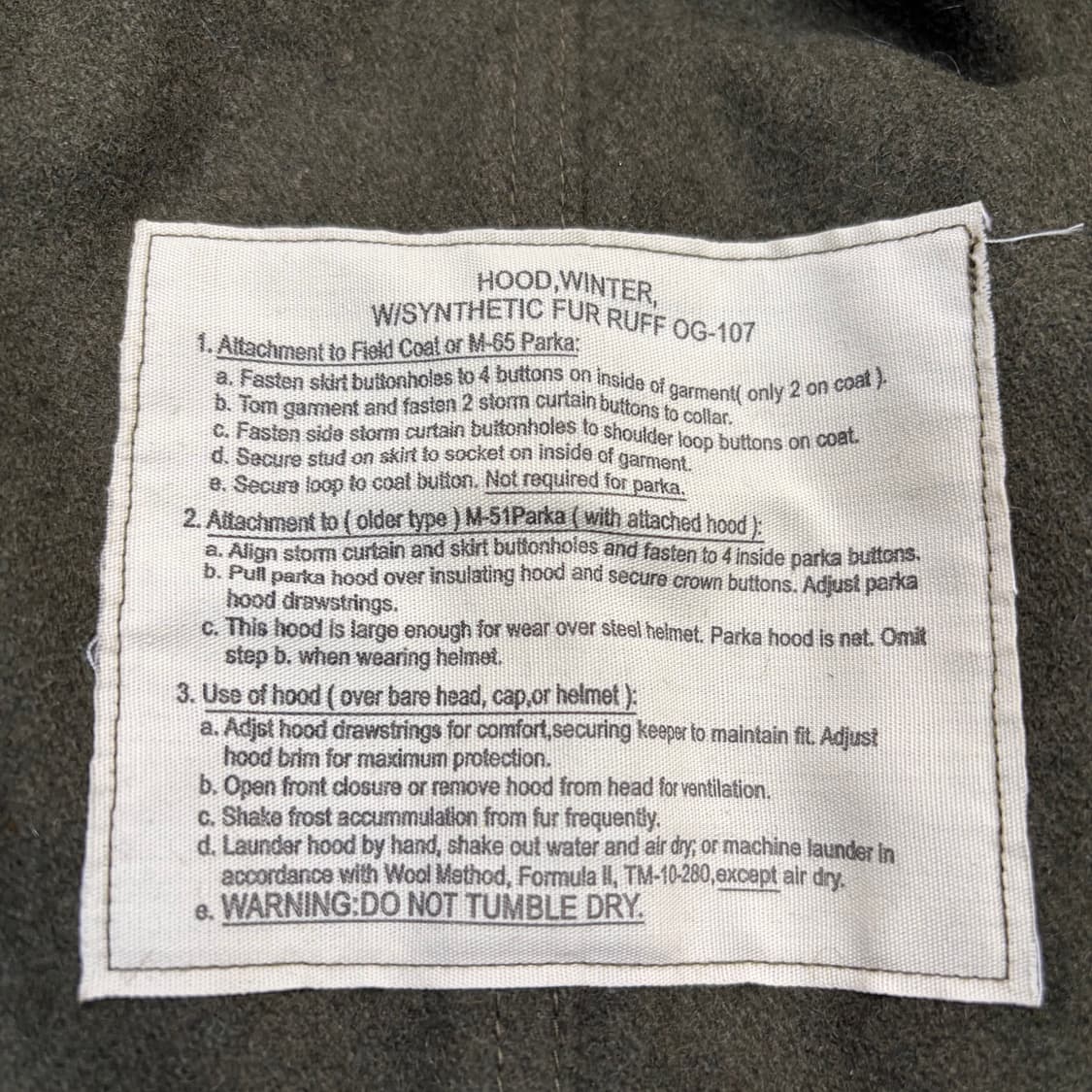 YMCL KY og-107 pur ruff 피쉬테일 개파카 후드  상품이미지3