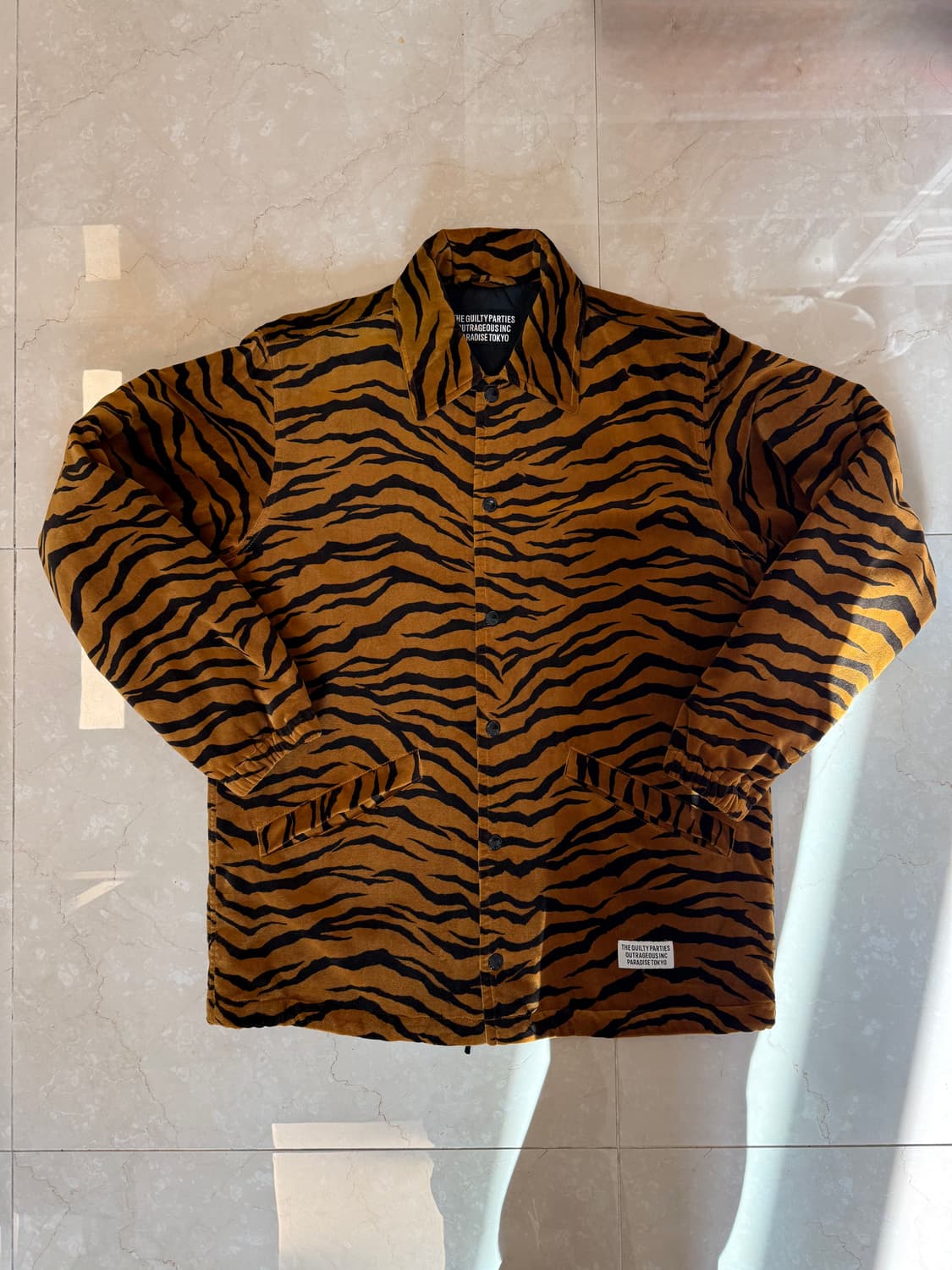 WACKO MARIA TIGER SKIN COACH JACKET 상품이미지1