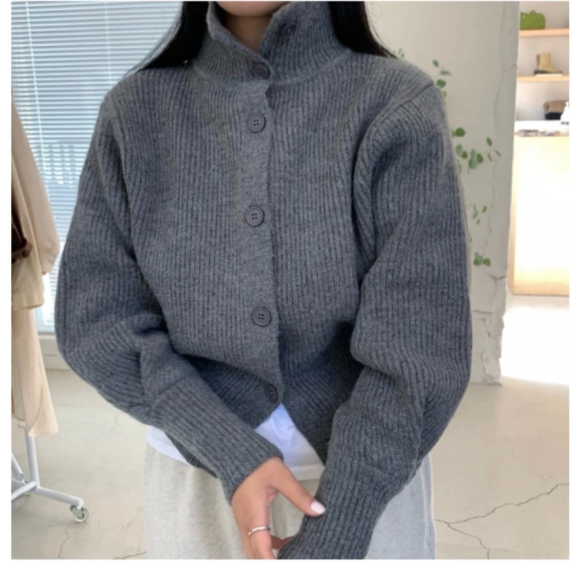 리넨느 클래식 하이 울가디건 상품이미지2